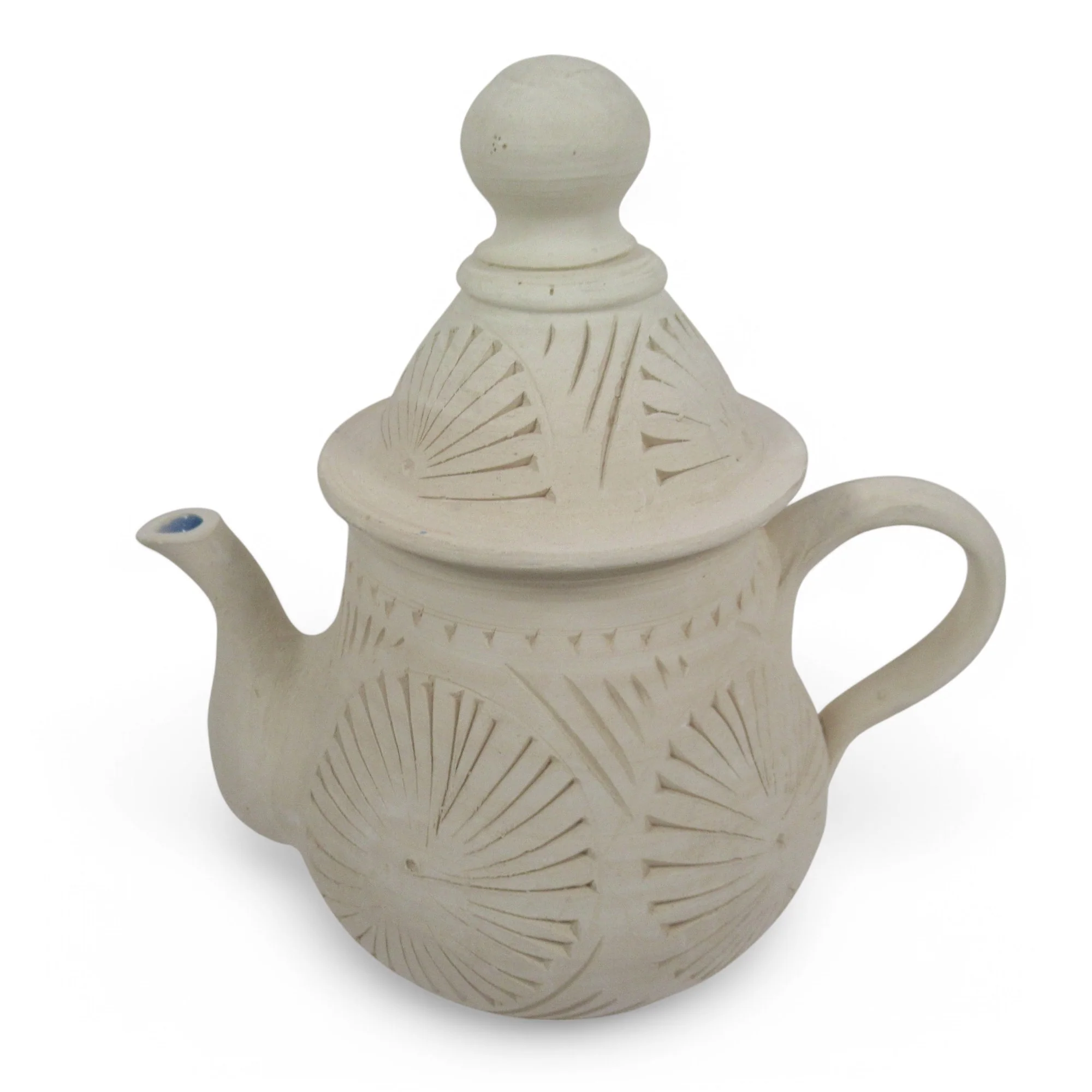 12-Piece Ceramic Pottery Coffee Pot Set Hand Decorated | Pre-Loved - Image 2
