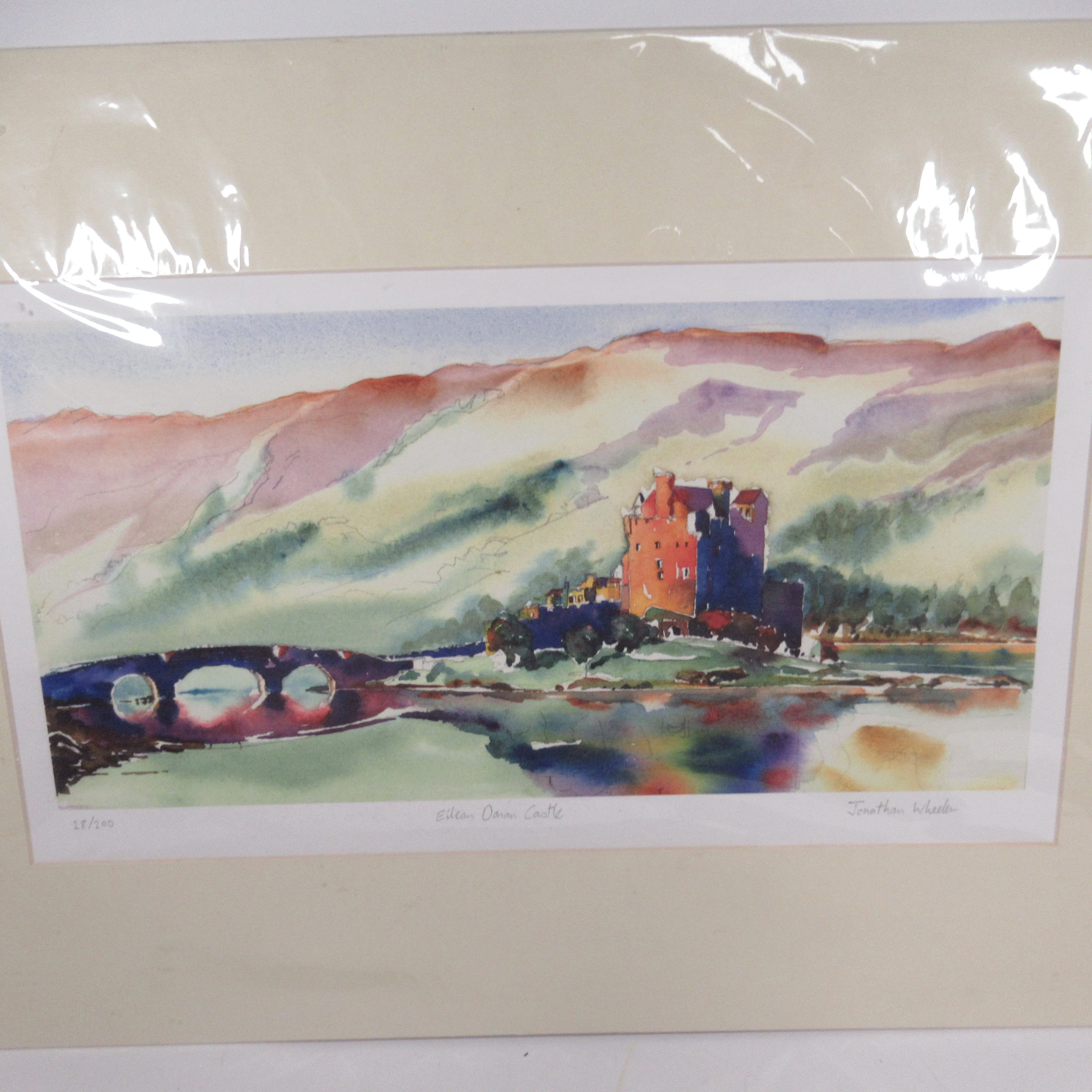 Eilean Donan Castle Art Print by Jonathan Wheeler 28/200 | Pre-loved - Image 2
