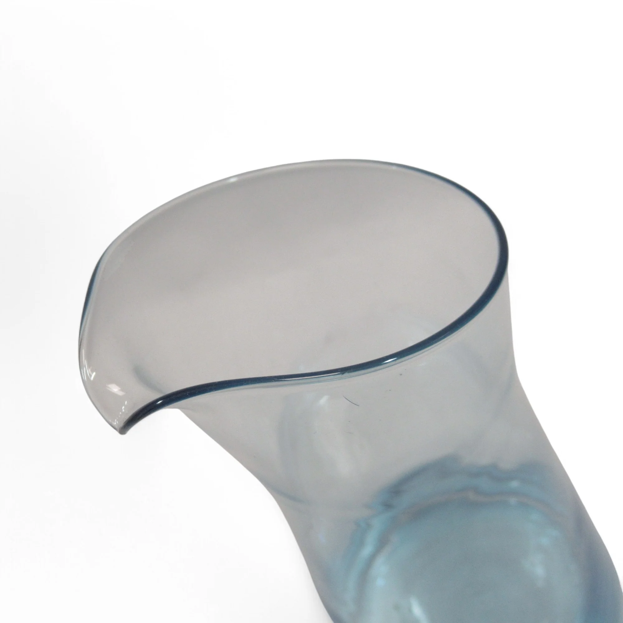 5-Piece Aqua Blue/Clear Glass Pitcher Jug & Glasses Set | Preloved - Image 3