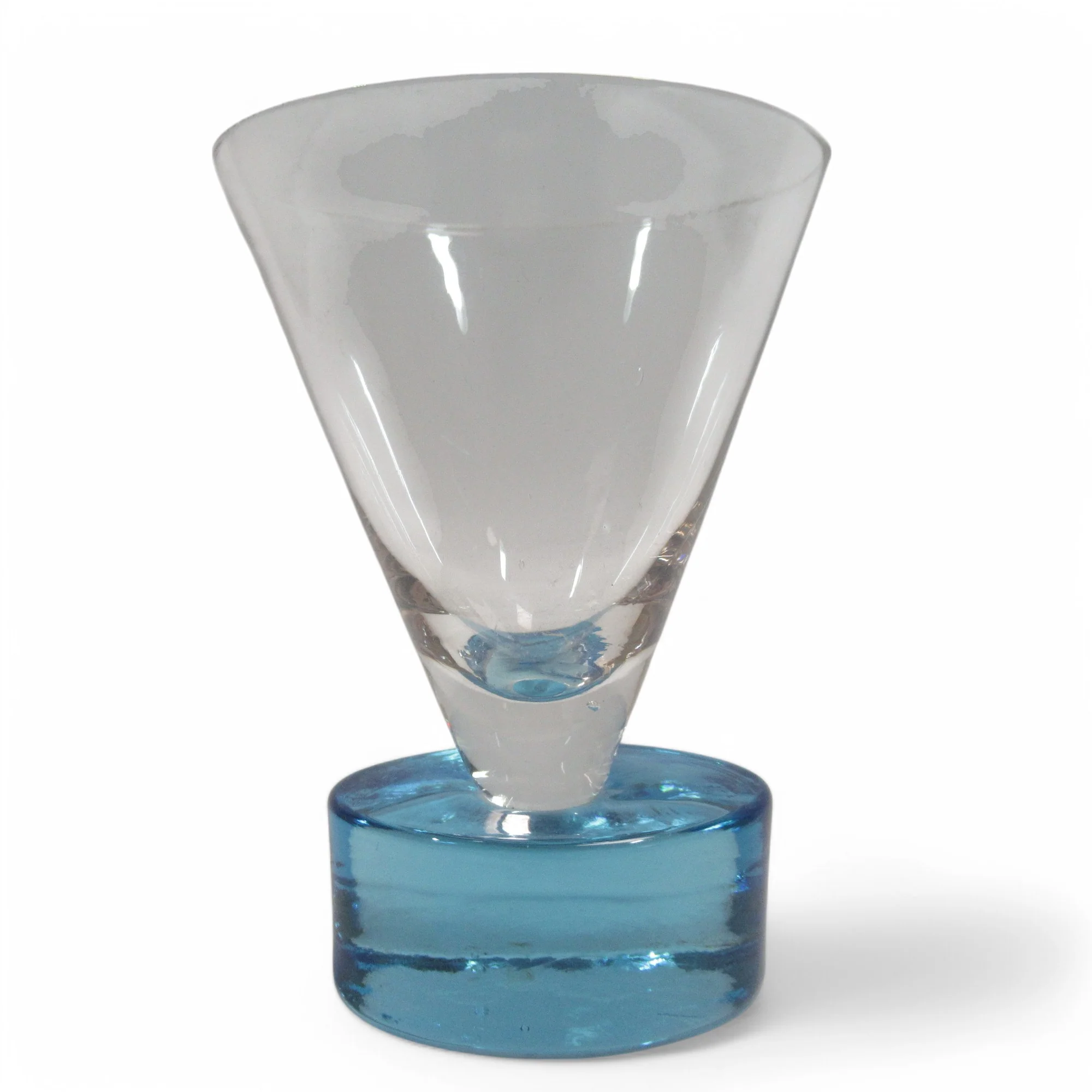 5-Piece Aqua Blue/Clear Glass Pitcher Jug & Glasses Set | Preloved - Image 5