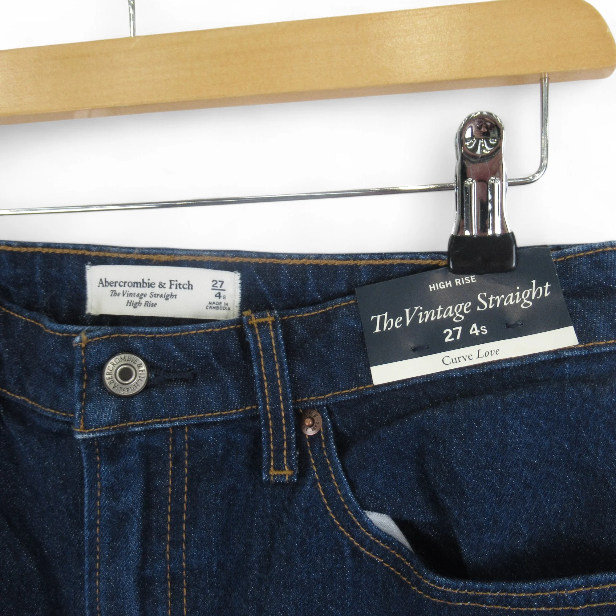 Abercrombie & Fitch Jeans 27 Short Blue Denim Womenswear | Preloved - Image 3