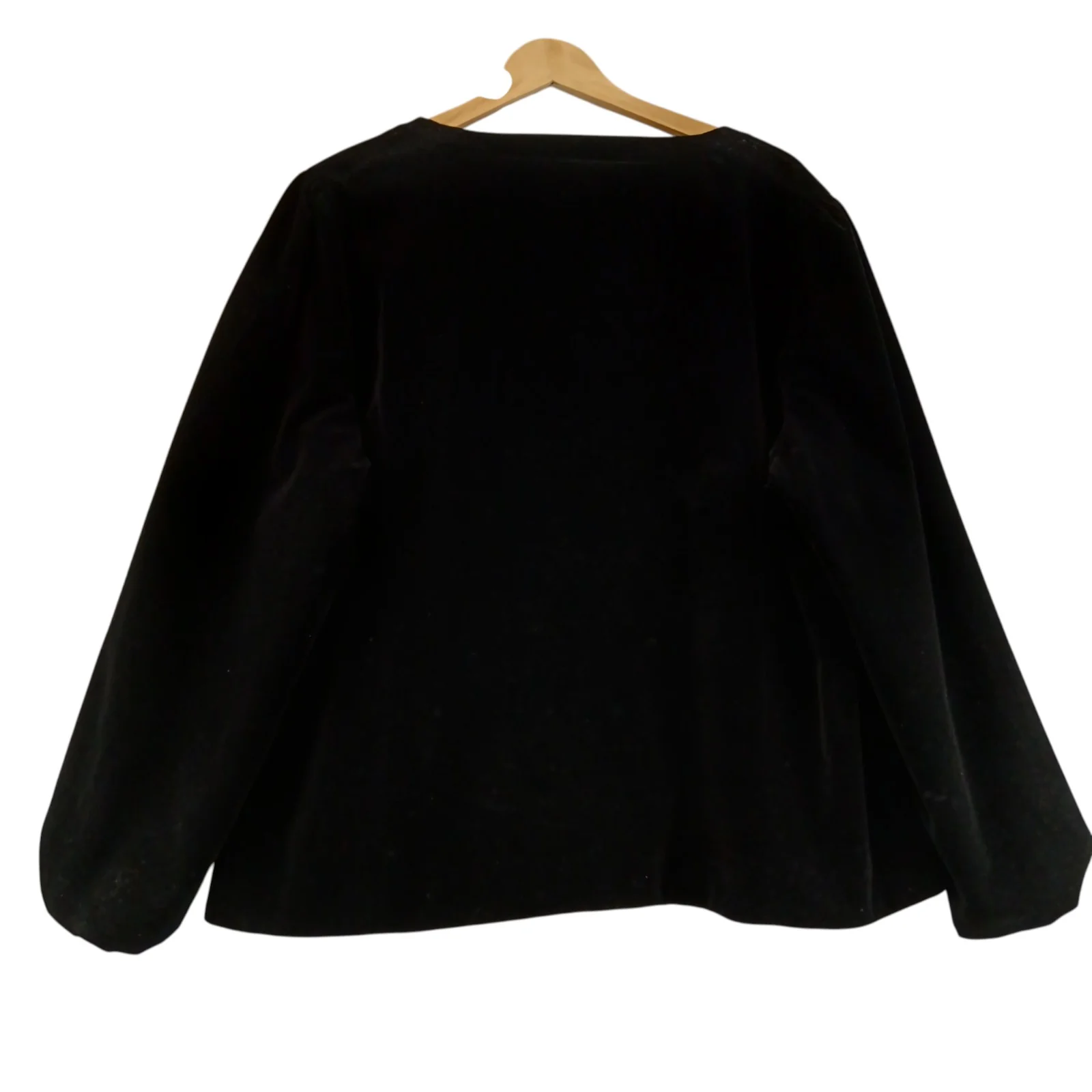 Agenda Black Velvet Jacket UK 26 Womenswear | Pre-loved - Image 2