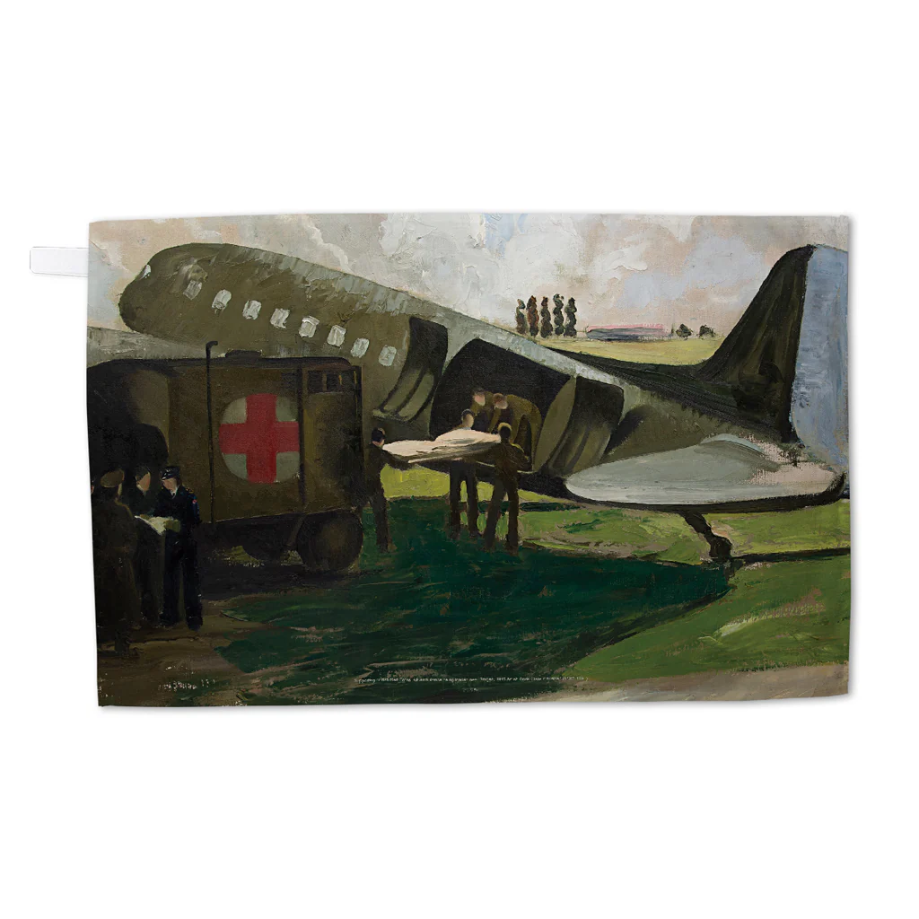 Air Ambulance | Doris Zinkeisen Tea towel | Heritage Collection - Image 2