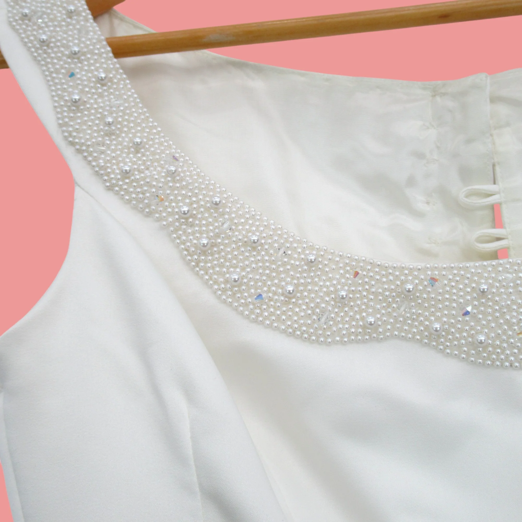 Alan Hannah Wedding Dress UK 12 Ivory Womenswear | Pre-loved - Image 6