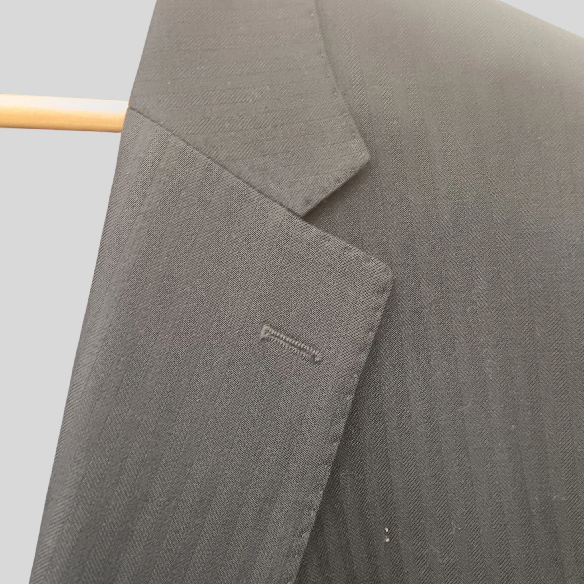 Alfred Brown Sartorial Men's Navy Blue Pinstripe Jacket 48" Regular - Menswear | Pre-loved - Image 3