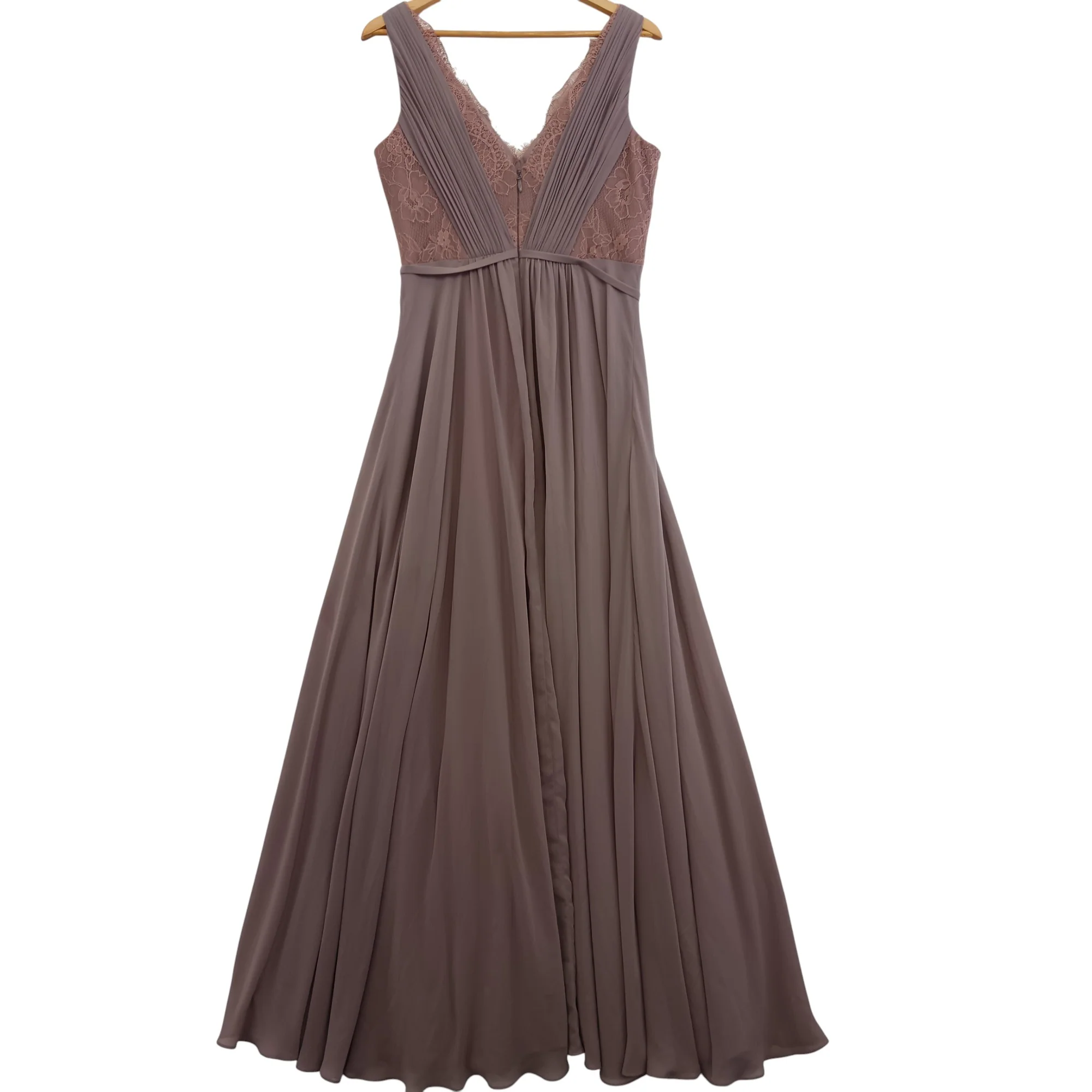 Angel Bridesmaids Long Dress In Vintage Rose Colour UK 14- Tags On- Womenswear | Pre-loved - Image 2