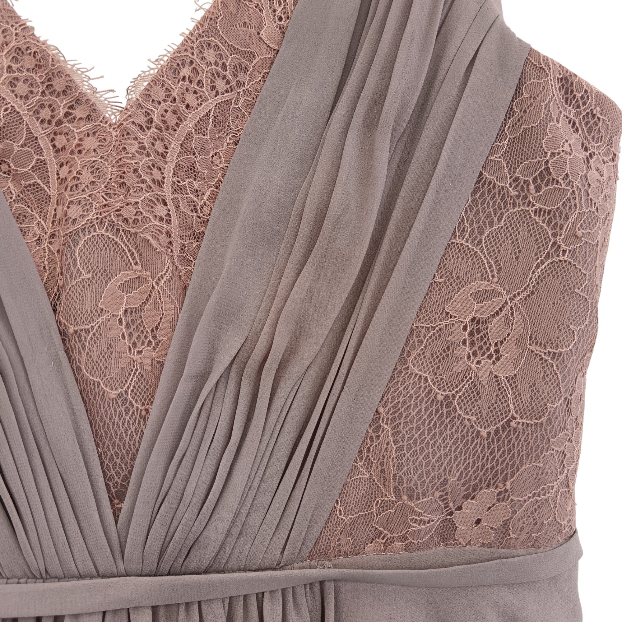 Angel Bridesmaids Long Dress In Vintage Rose Colour UK 14- Tags On- Womenswear | Pre-loved - Image 3