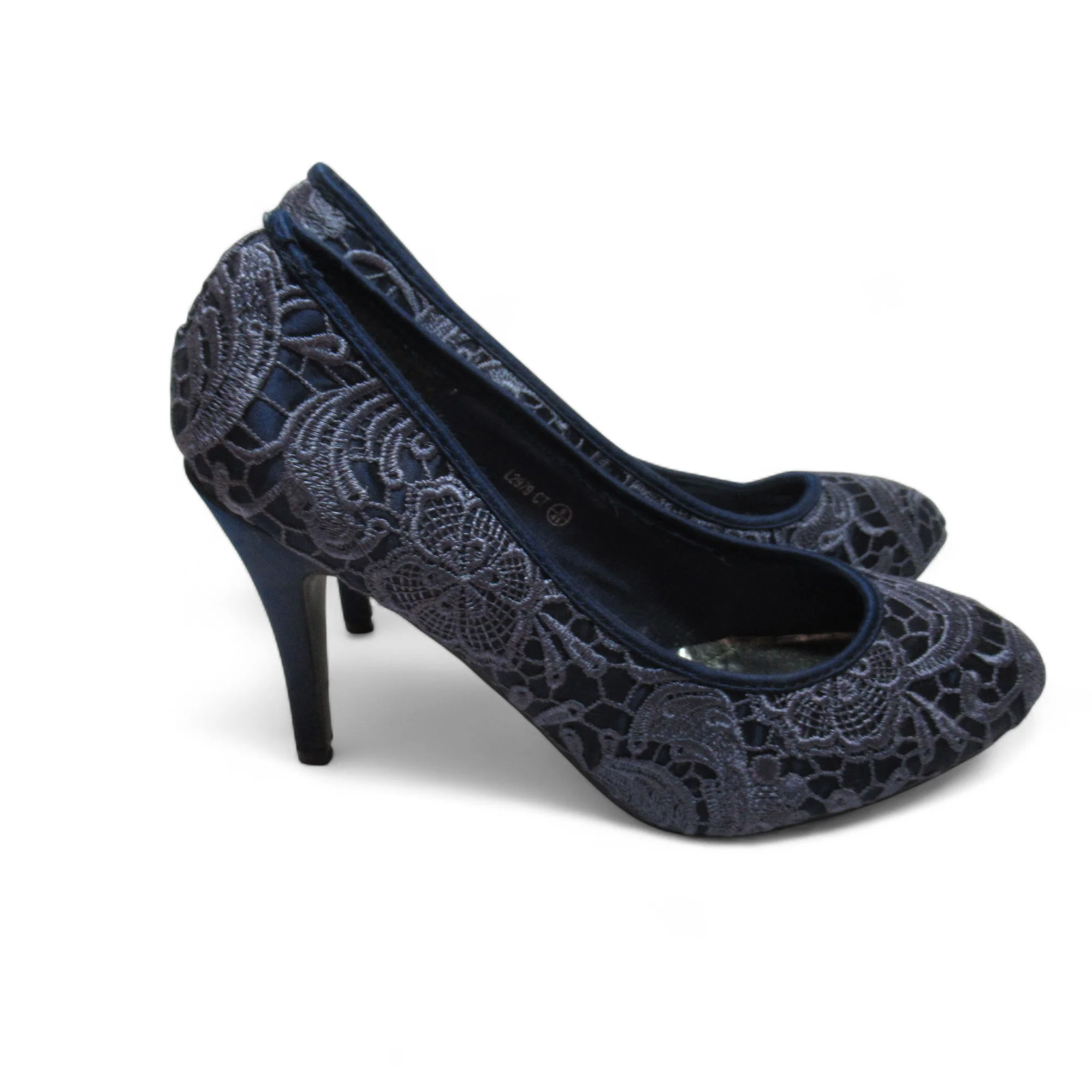 Anne Michelle Court Shoes UK 7 Blue L - Image 2