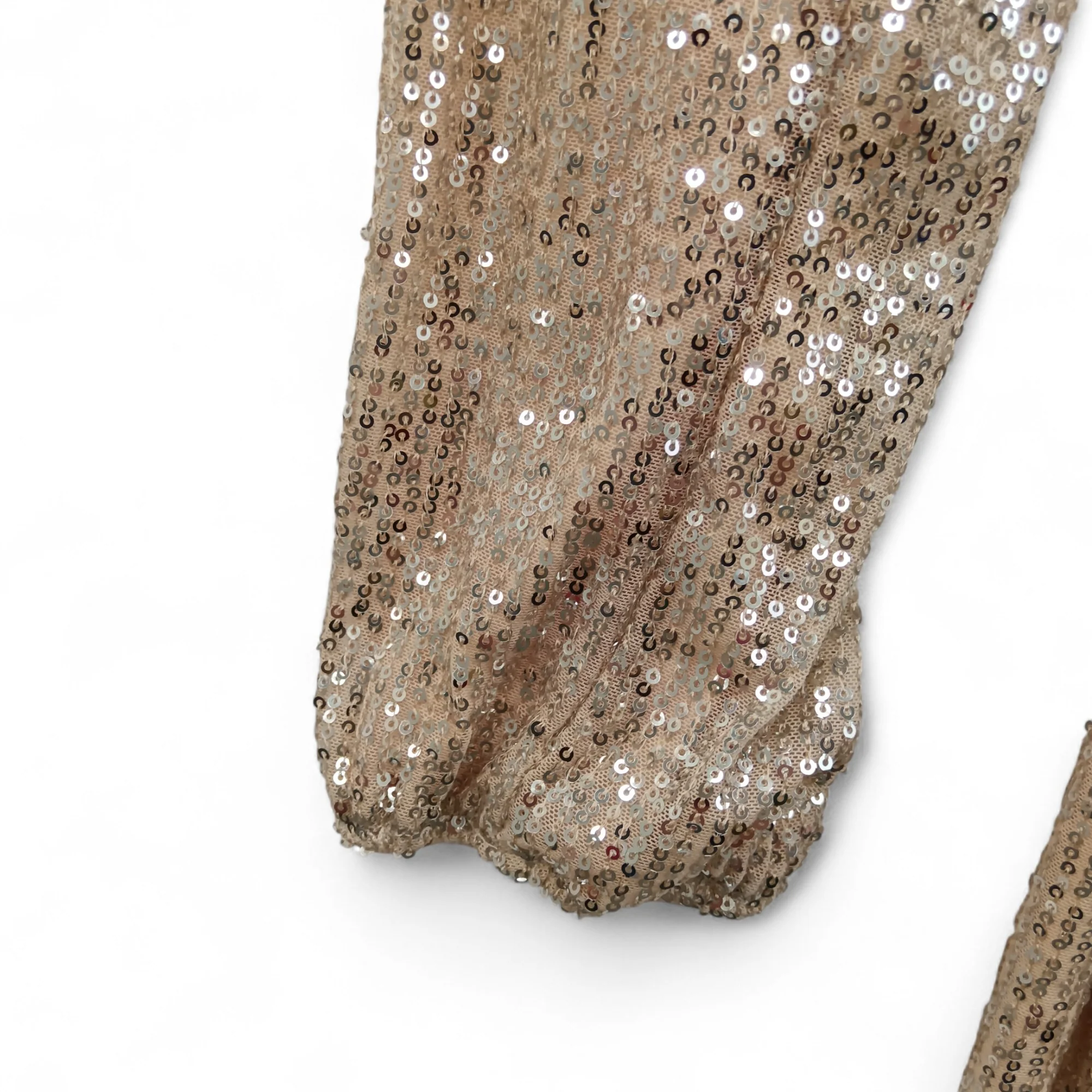 Apricot Sequins Lines Low Back Dress UK 8- Tags On- Womenswear | Pre-loved - Image 5