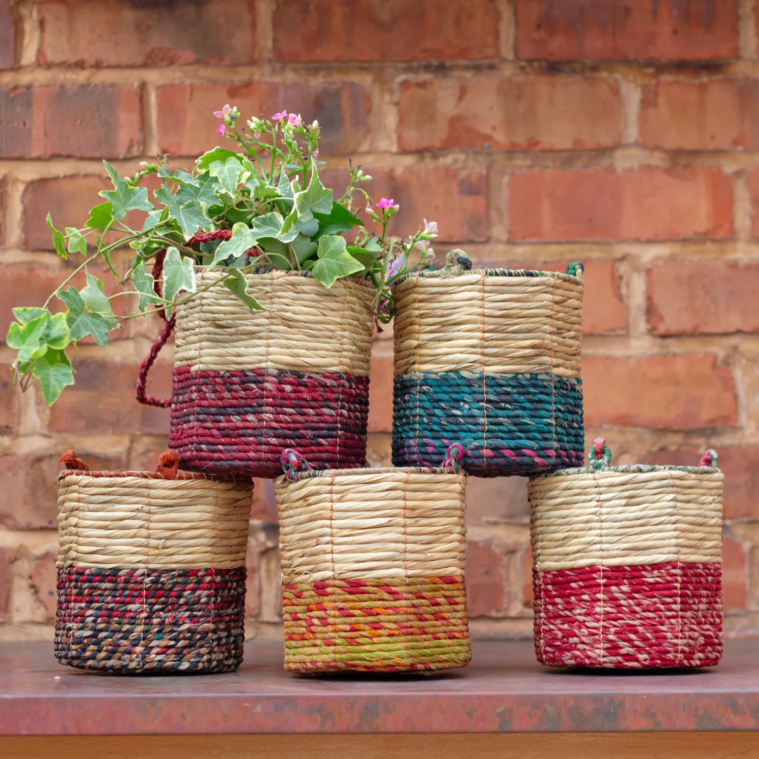 Artisan Hanging Planter - Small Cylinder - Image 2