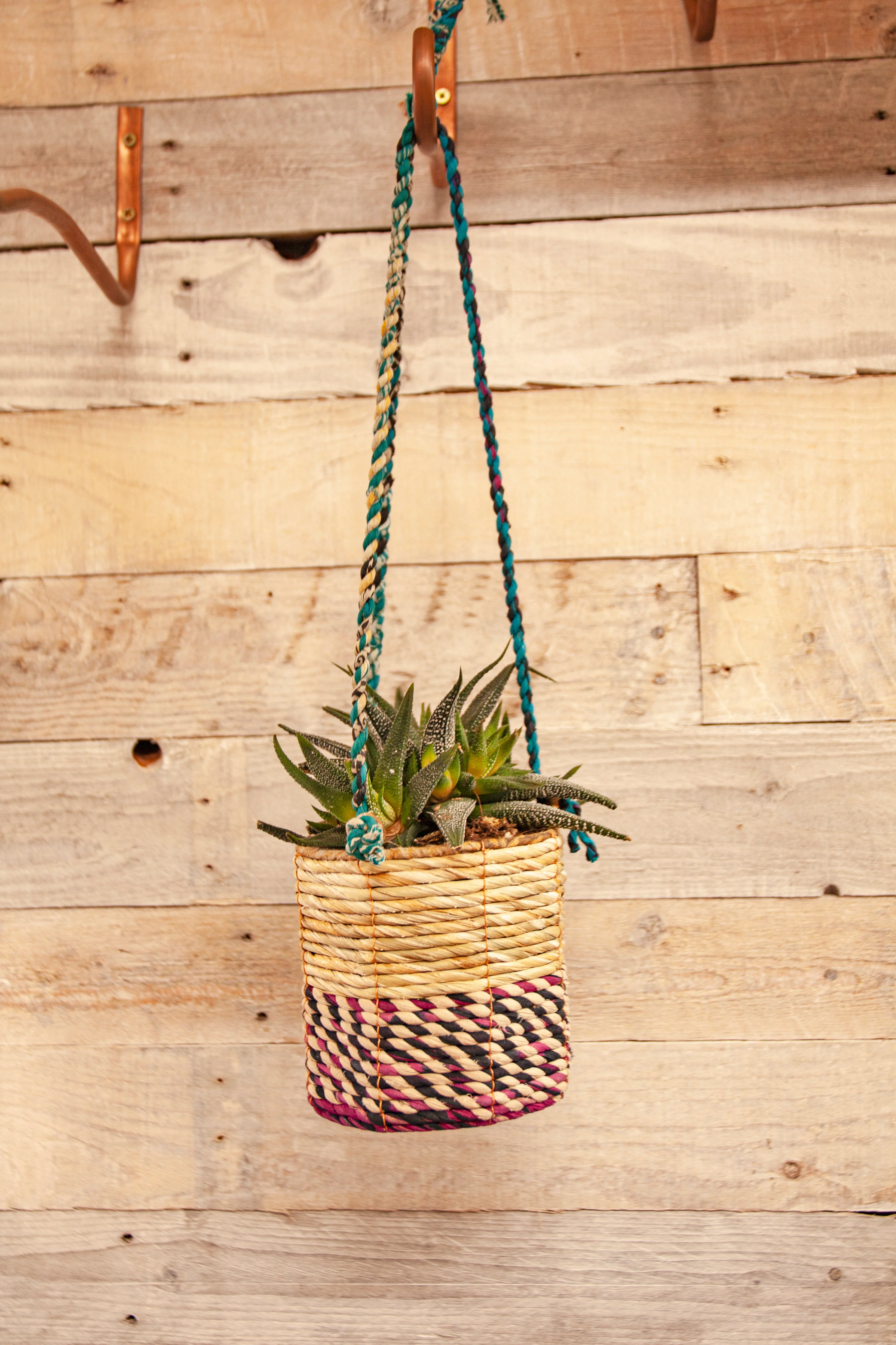 Artisan Hanging Planter - Small Cylinder - Image 3
