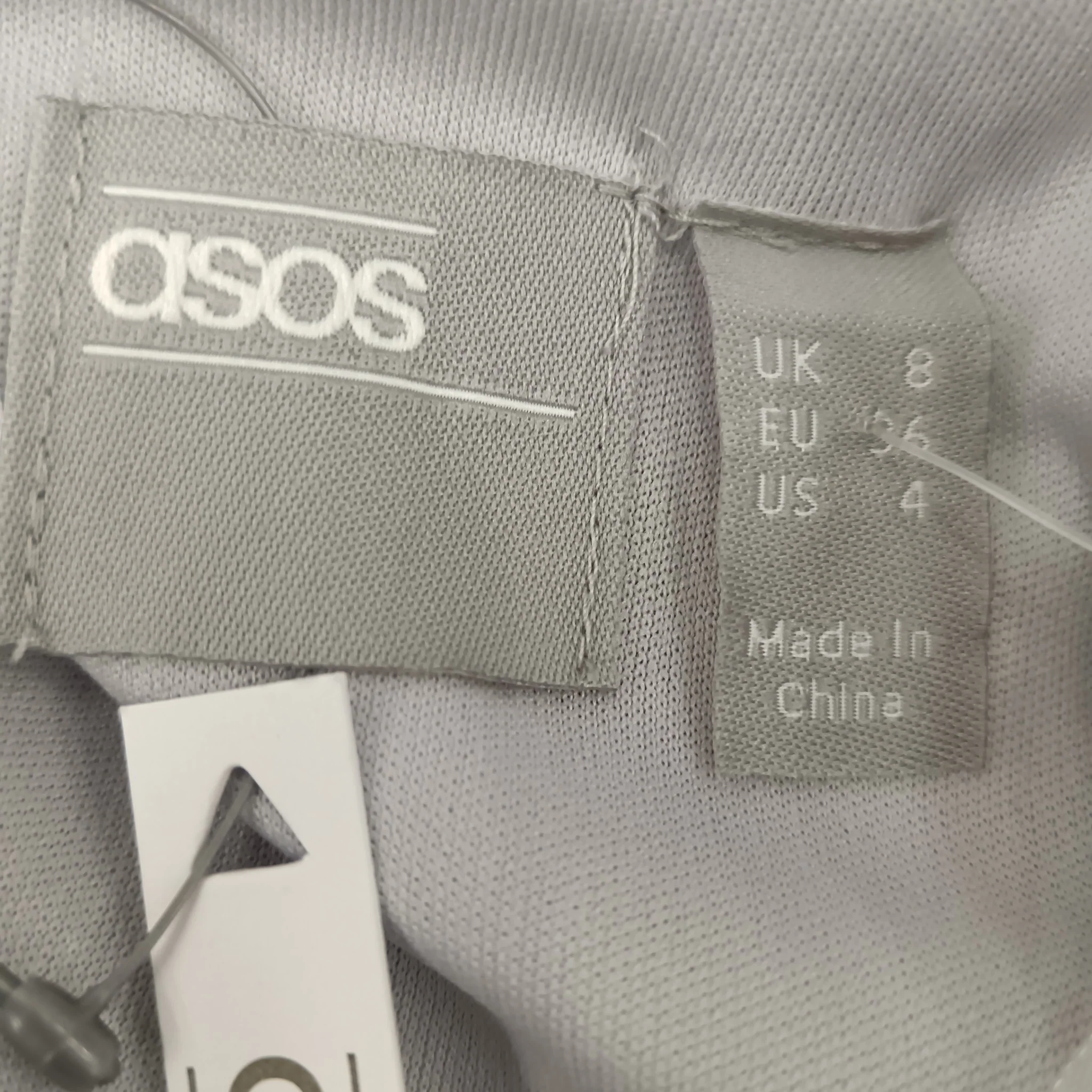 Asos Bridesmaid Special Occasion Grey Full Length Ladies Dress UK 8 - Tags On - Womenswear | Pre-loved - Image 6