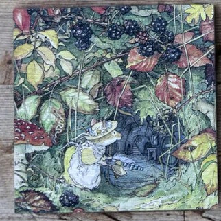 Autumn Brambly Hedge | Wooden Coaster