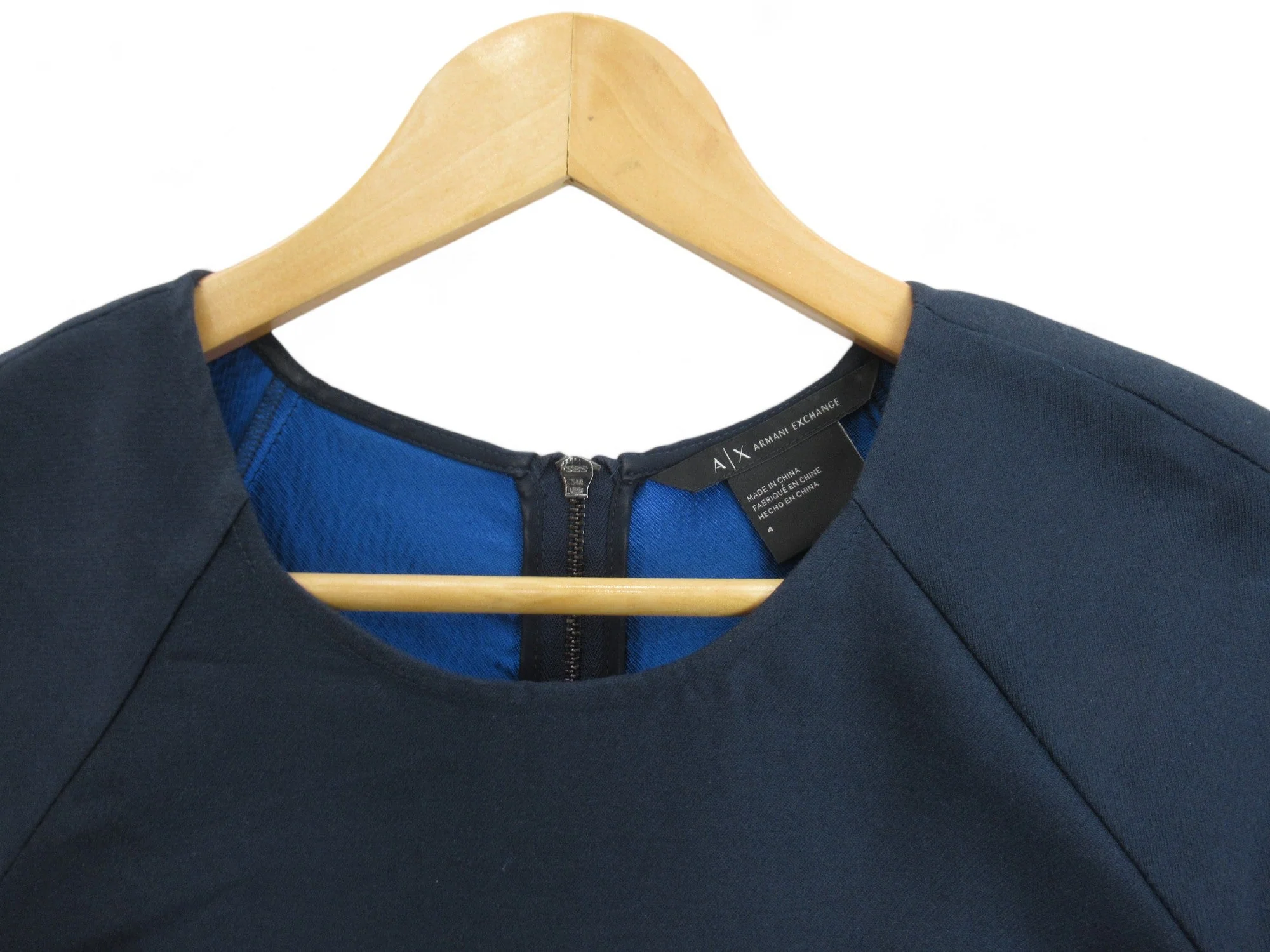 AX Small UK 8 Navy Shift Dress Womenswear | Preloved - Image 3