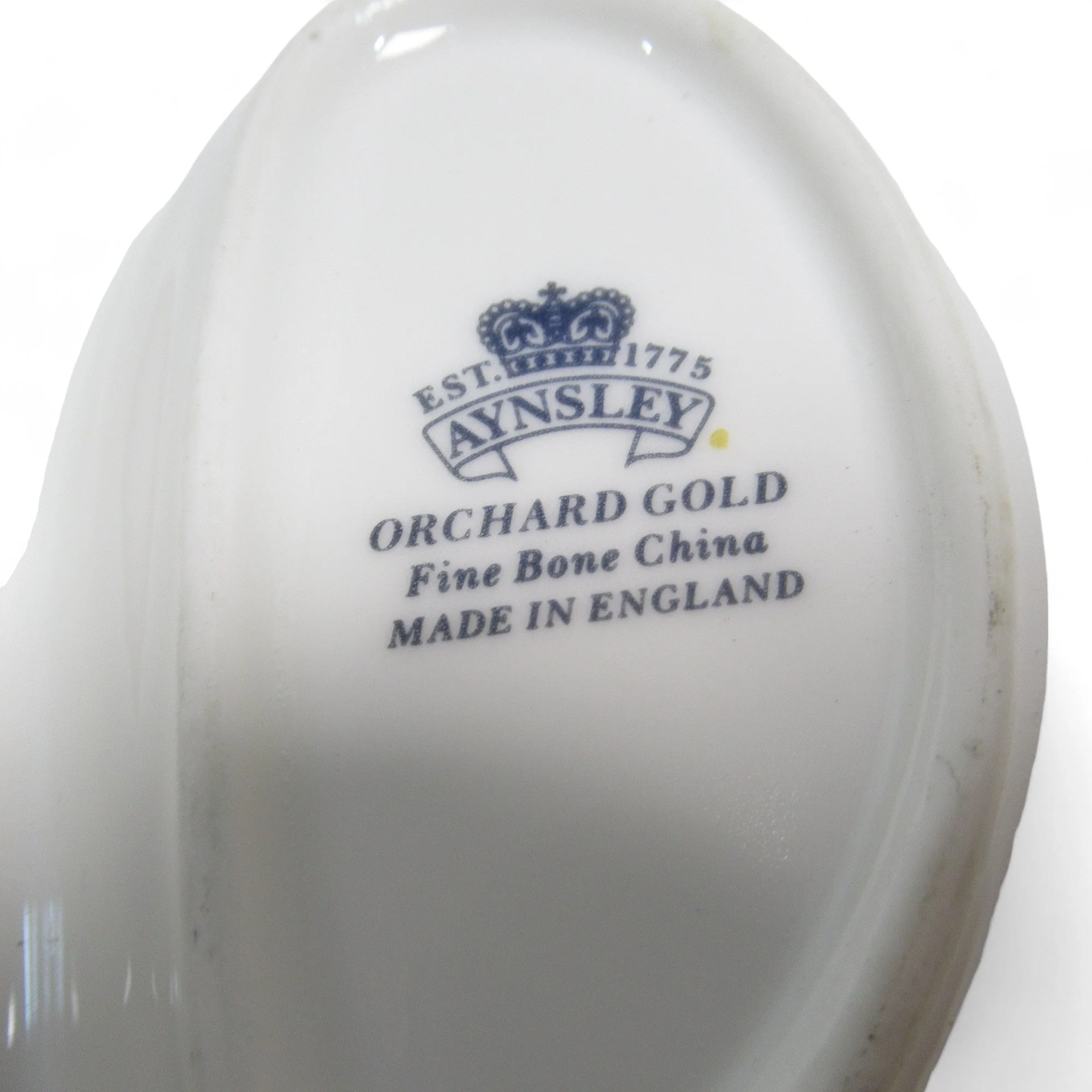 Aynsley Orchard Gold Bone China Sectioned Dish | Preloved - Image 6