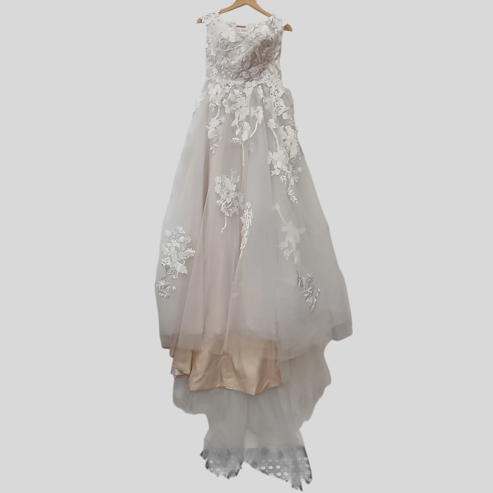 Babyonline Dress Hi-low Strappy Wedding Dress UK Medium  -Tags On - Womenswear | Pre-loved