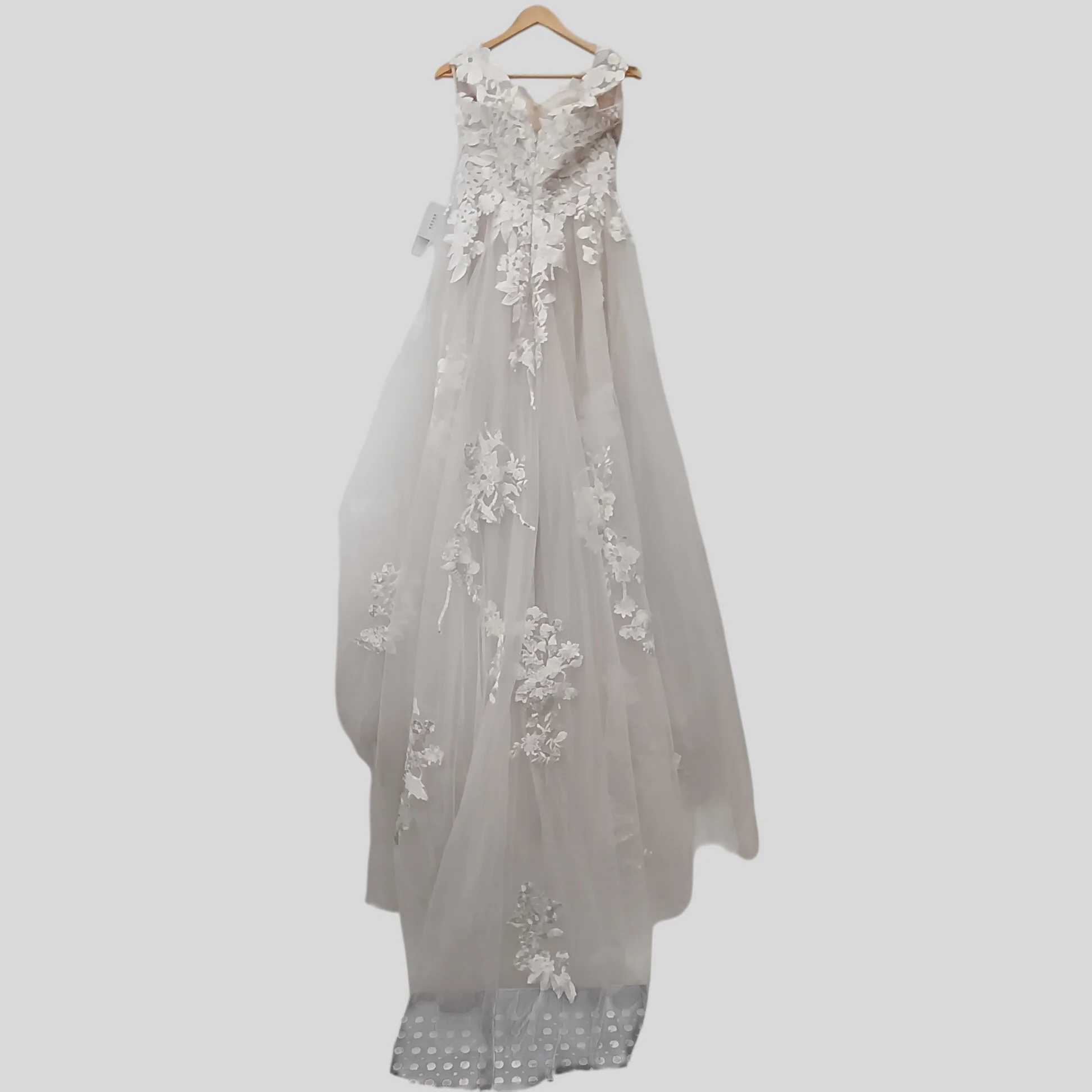Babyonline Dress Hi-low Strappy Wedding Dress UK Medium  -Tags On - Womenswear | Pre-loved - Image 2