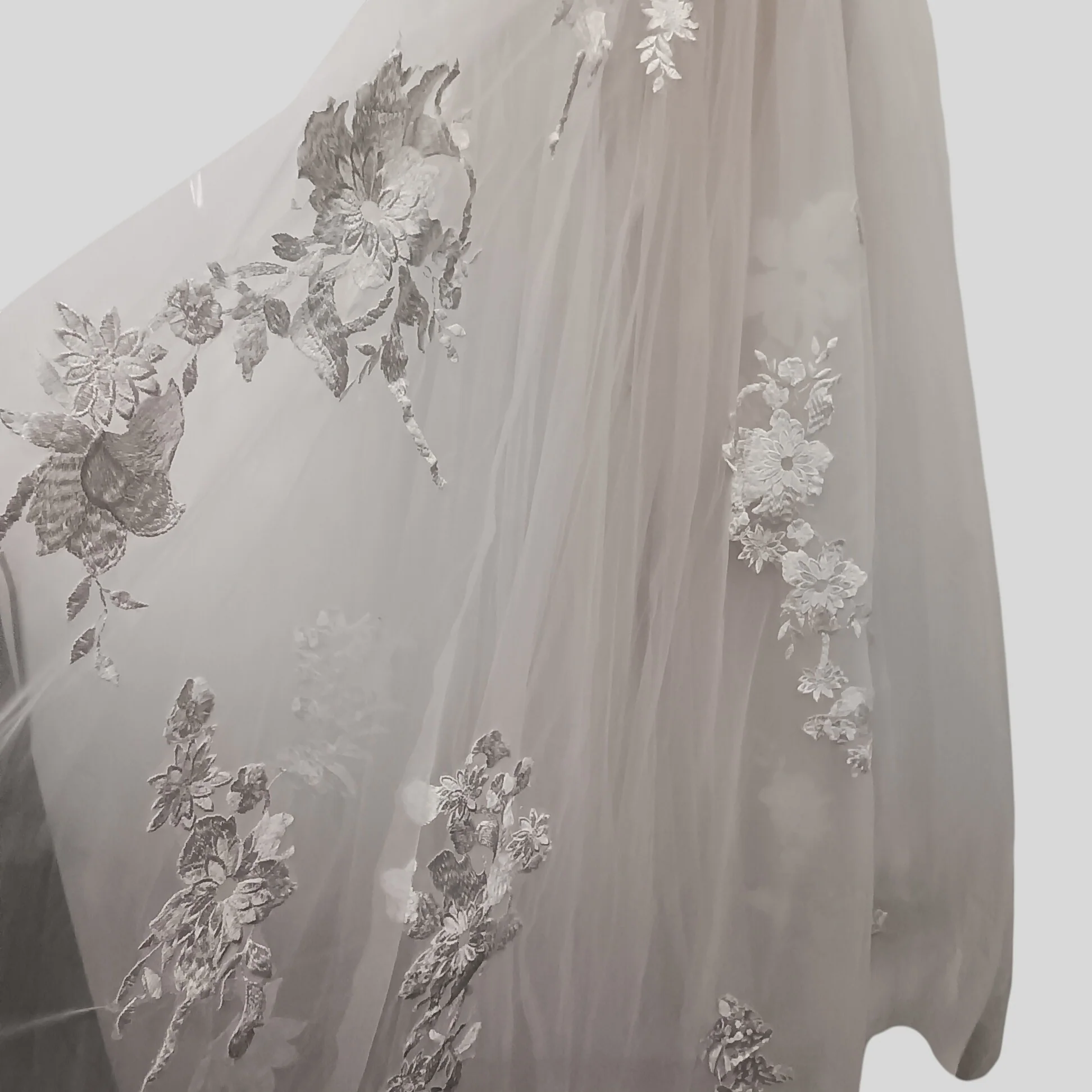Babyonline Dress Hi-low Strappy Wedding Dress UK Medium  -Tags On - Womenswear | Pre-loved - Image 5