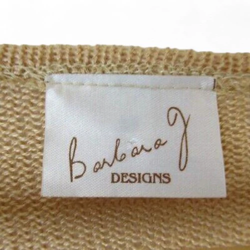 Barbara J Design Knitted Beaded Top Medium Womenswear | Pre-loved - Image 3