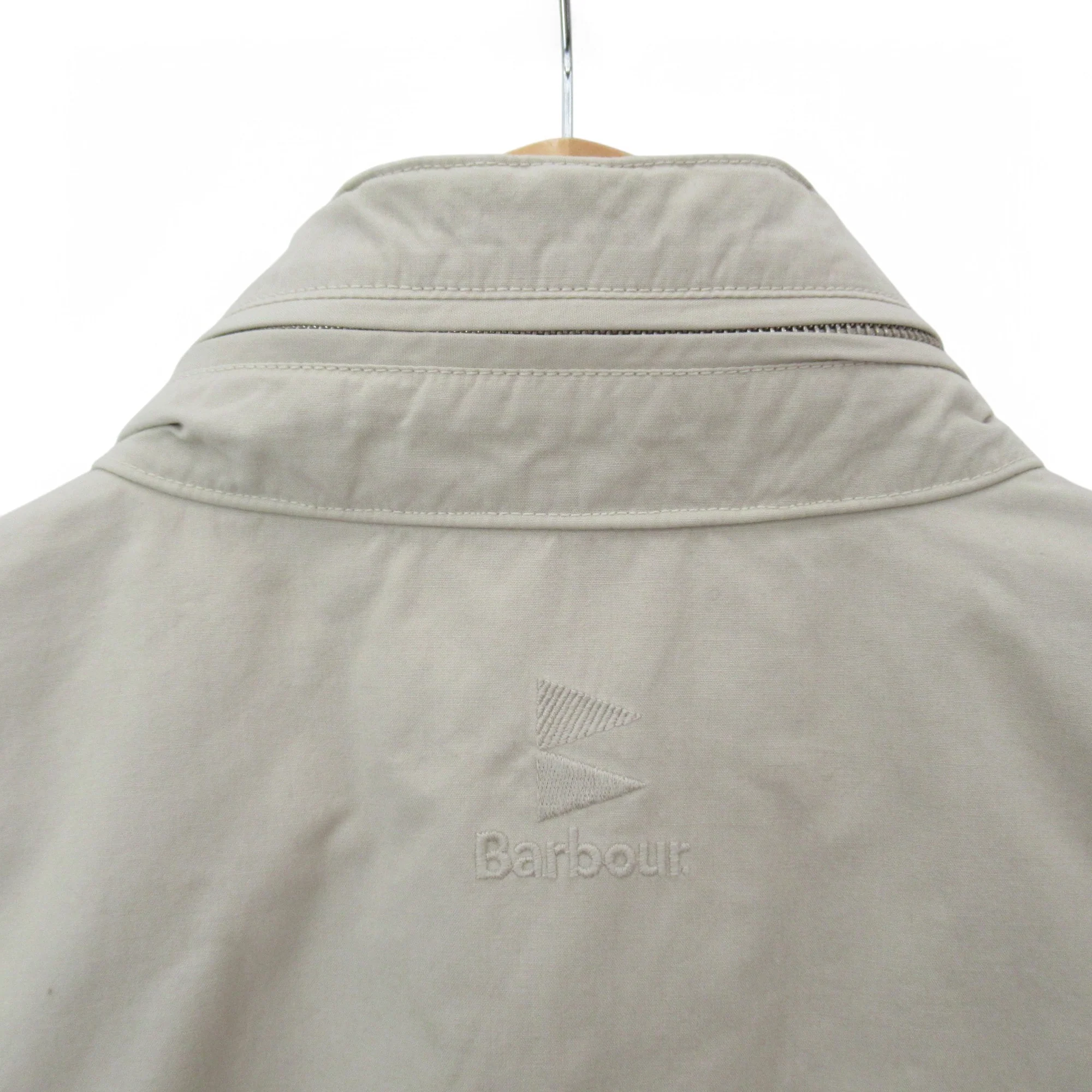 Barbour Coat Jacket Beige Medium Menswear | Pre-loved - Image 4