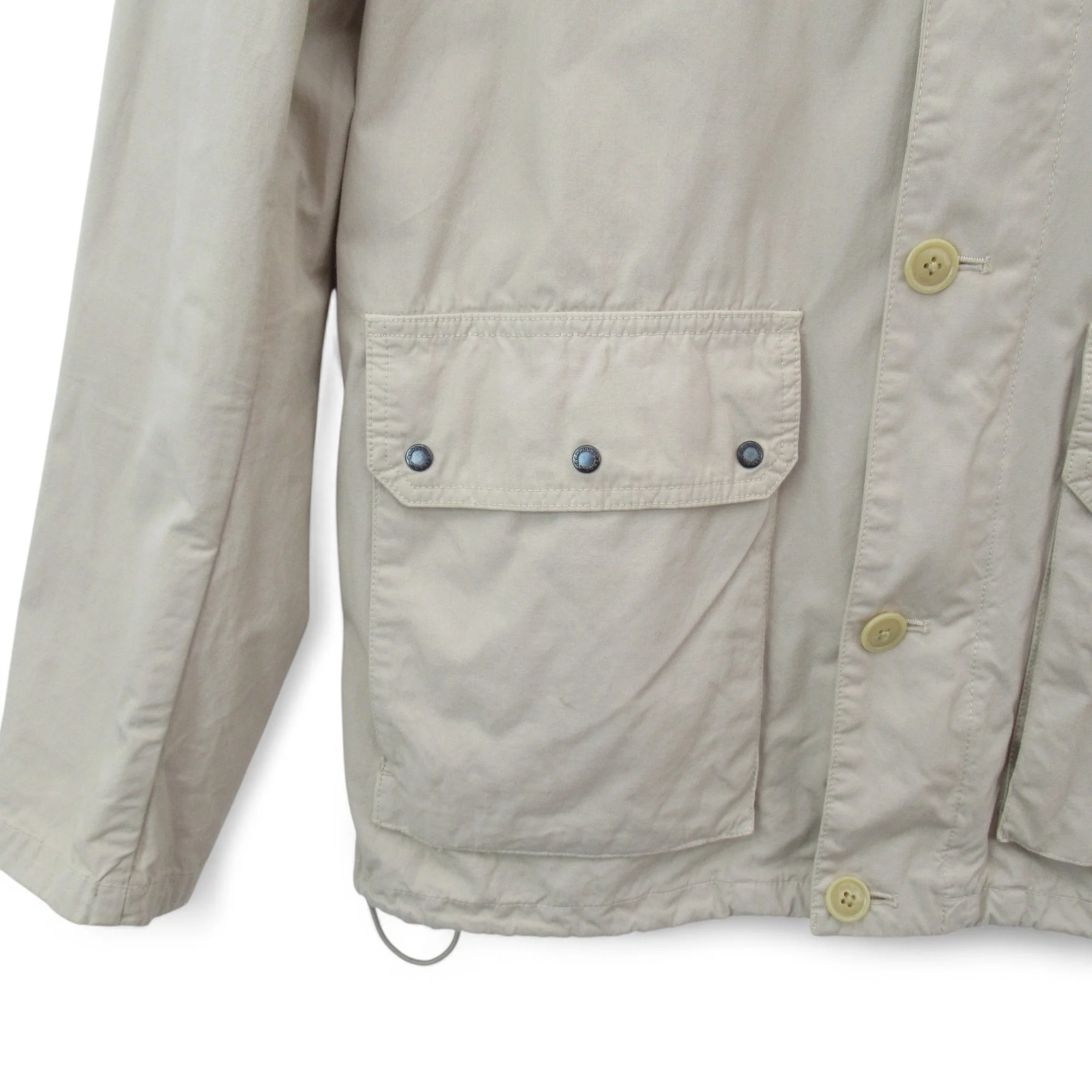 Barbour Coat Jacket Beige Medium Menswear | Pre-loved - Image 5