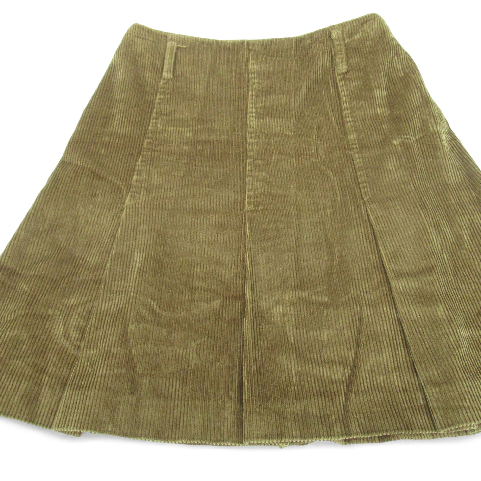 Barbour Corduroy Skirt UK 12 Brown Short Womenswear | Pre-loved - Image 5
