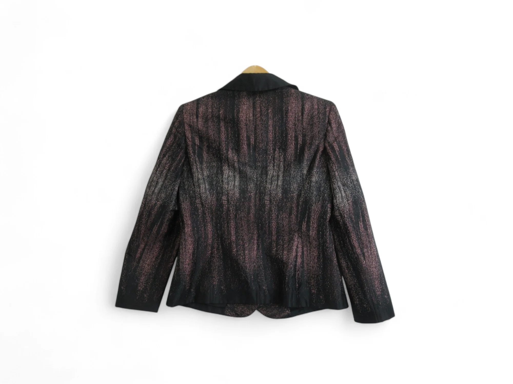Basler UK 12 Black Pink Blazer Jacket Womenswear | Preloved - Image 4