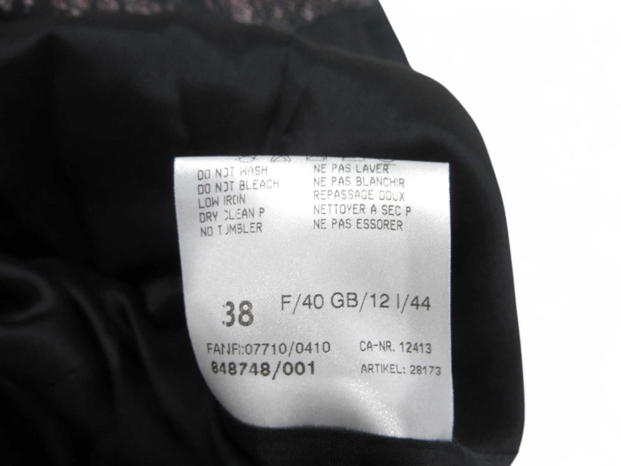 Basler UK 12 Black Pink Blazer Jacket Womenswear | Preloved - Image 6