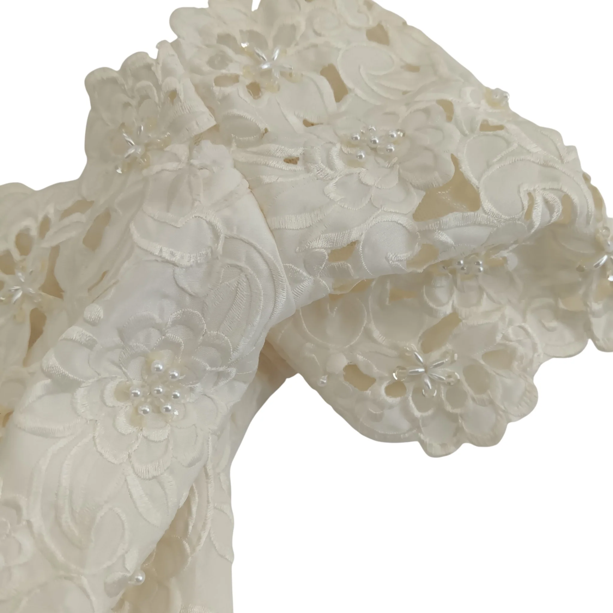 Beautiful Benjamin Roberts Hi-low Wedding Ivory Dress UK Medium Womenswear | Pre-loved - Image 4