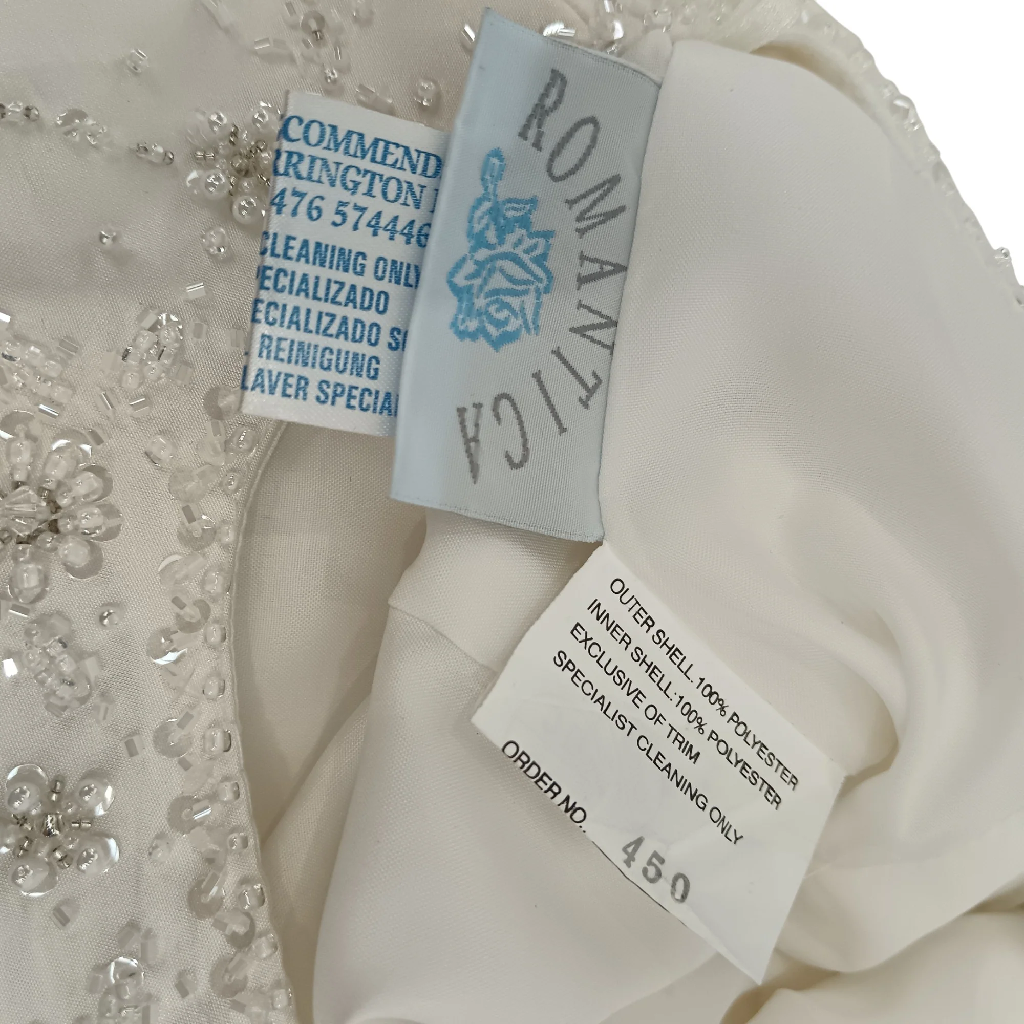 Beautiful Romantica Collections Wedding Dress With Bolero Size 6 Womenswear | Pre-loved Size 10 Womenswear | Pre-loved - Image 4
