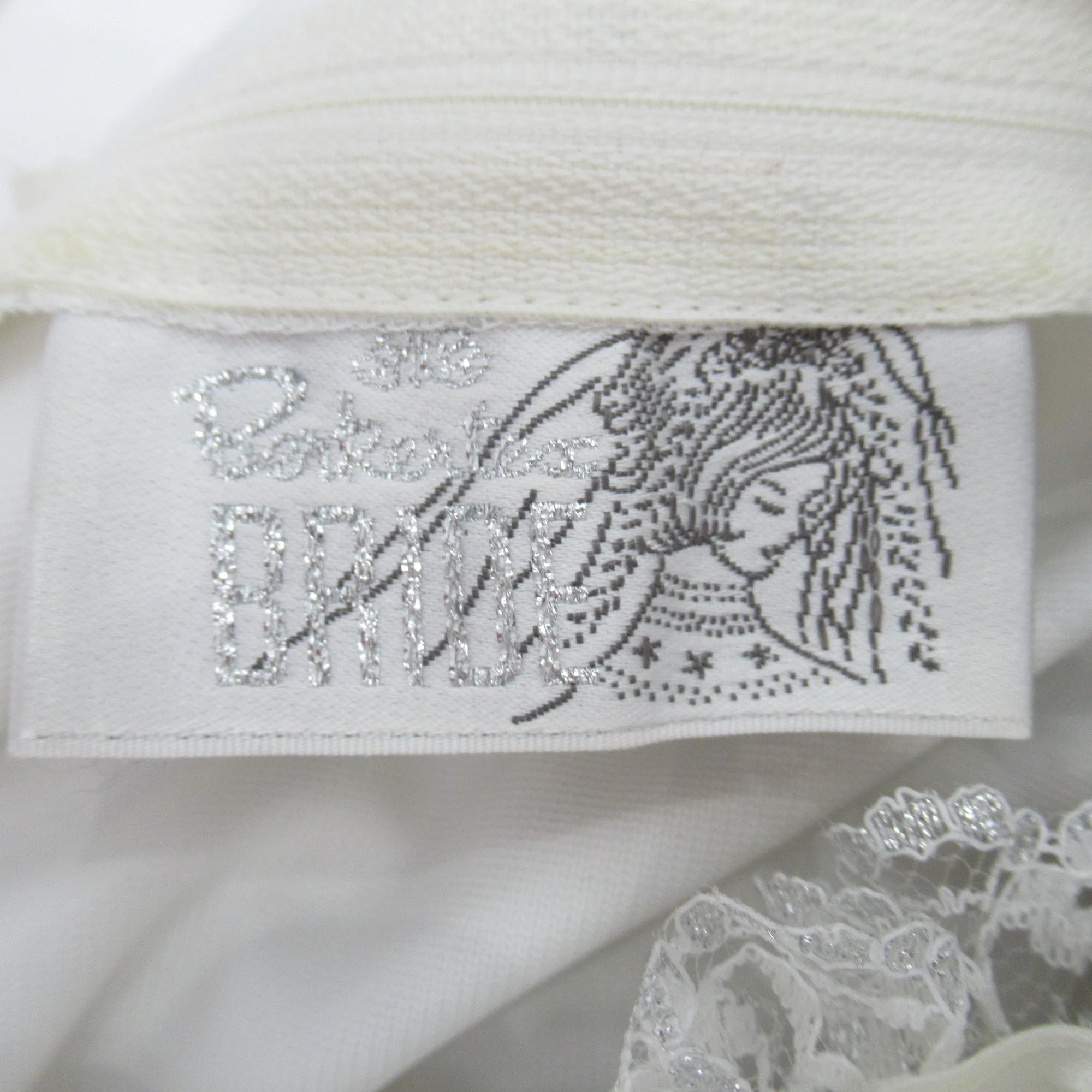 Berkertex Vintage Wedding Dress Small White Silver Womenswear | Pre-loved - Image 3