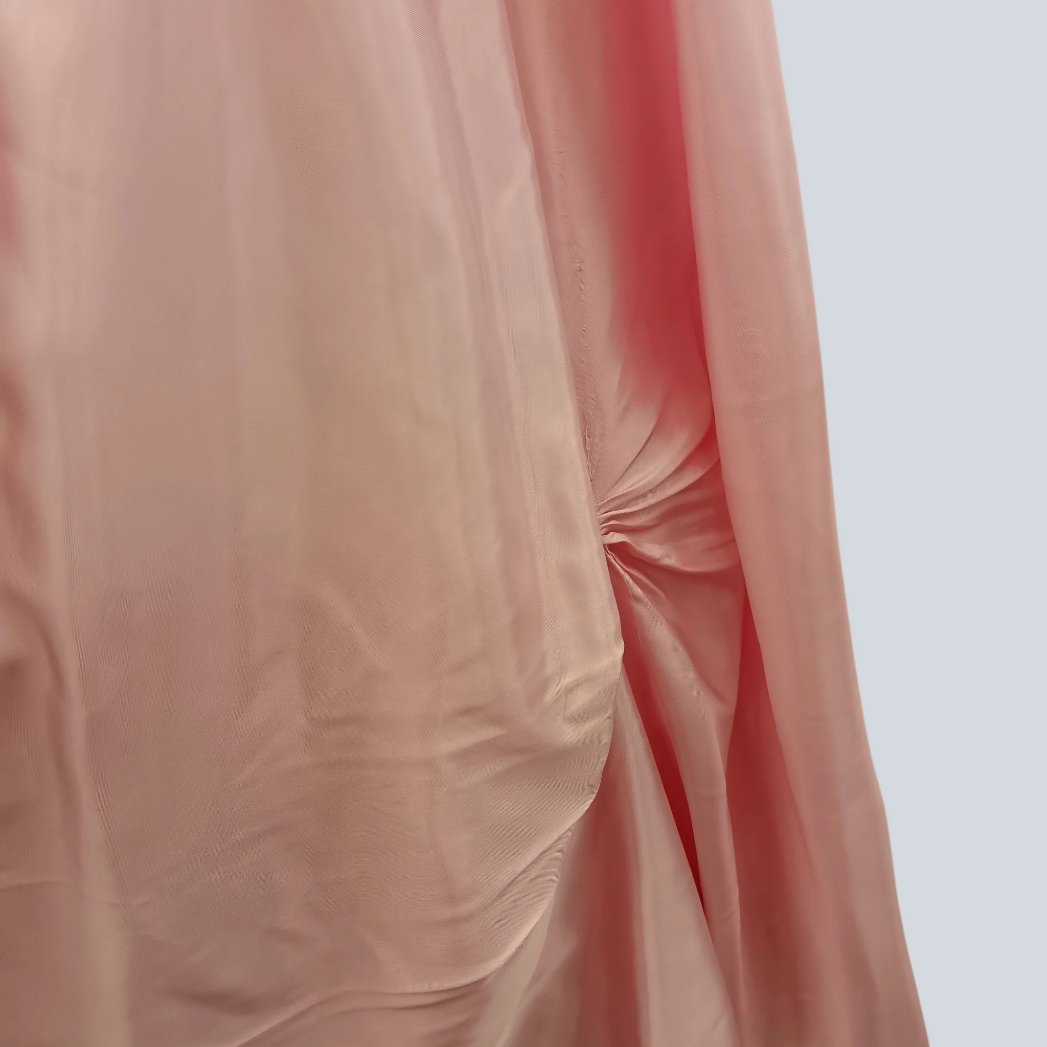 Berktrex Brides Vintage Pink Satin Bridesmaid Dress Puff Sleeves UK 12 Womenswear | Pre-loved - Image 5