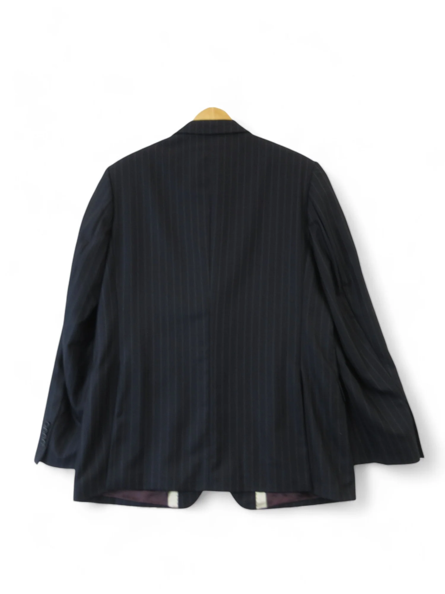 Berwin & Berwin 42" Navy Pinstripe Suit Jacket Menswear | Preloved - Image 2