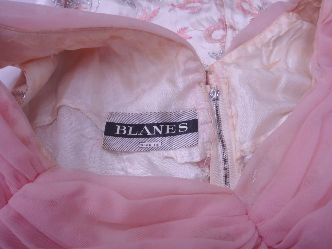 Blane Vintage Mother Of Bride Dress Pink UK 12-14 Womenswear | Pre-loved - Image 3