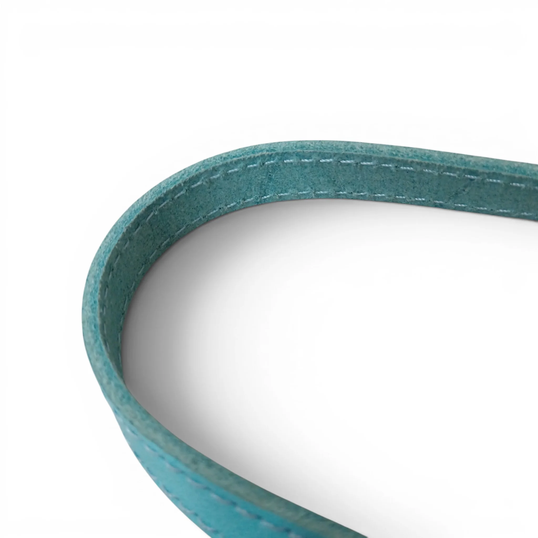 Blue Faux Leather Dog Collar 40cm | Pre-loved - Image 6