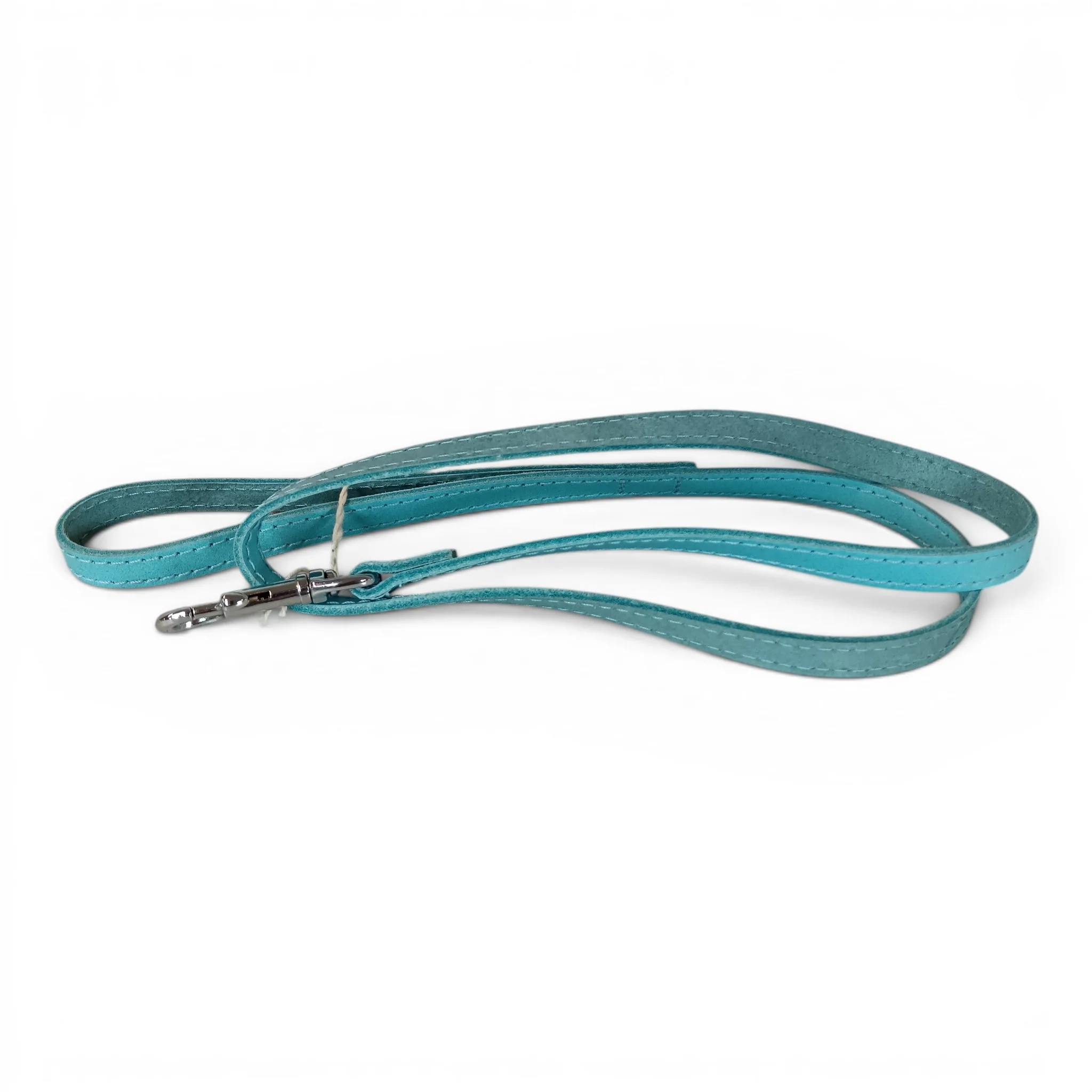 Blue Faux Leather Dog Lead 106cm | Pre-loved