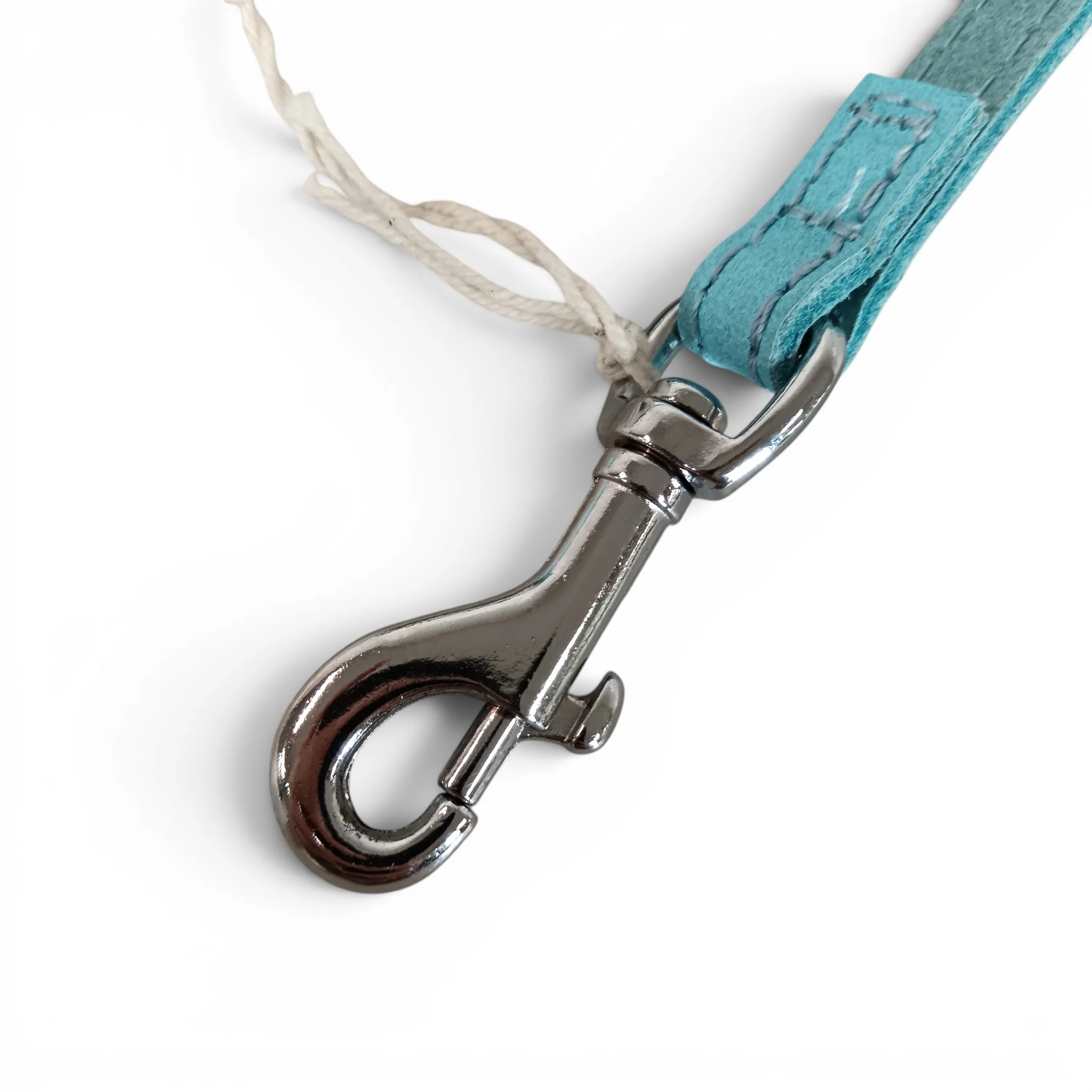 Blue Faux Leather Dog Lead 106cm | Pre-loved - Image 3