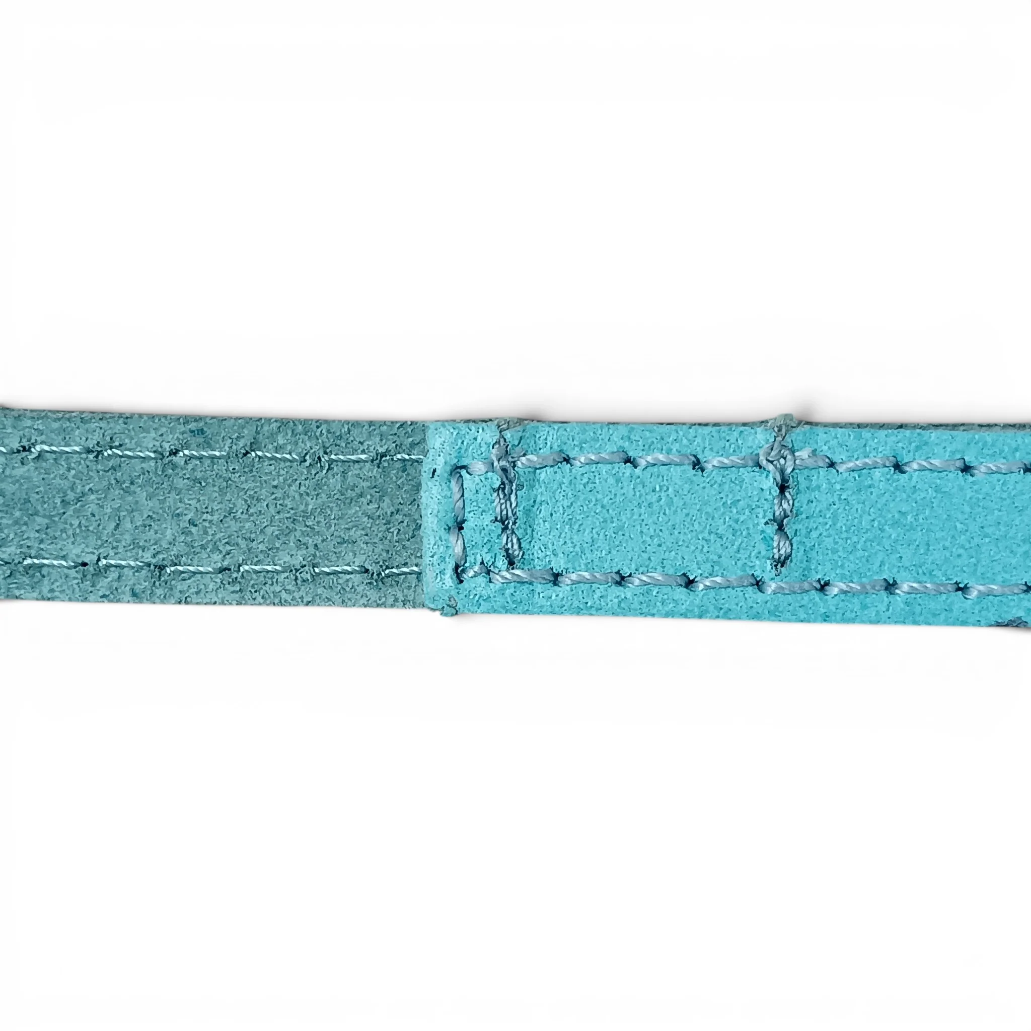 Blue Faux Leather Dog Lead 106cm | Pre-loved - Image 6