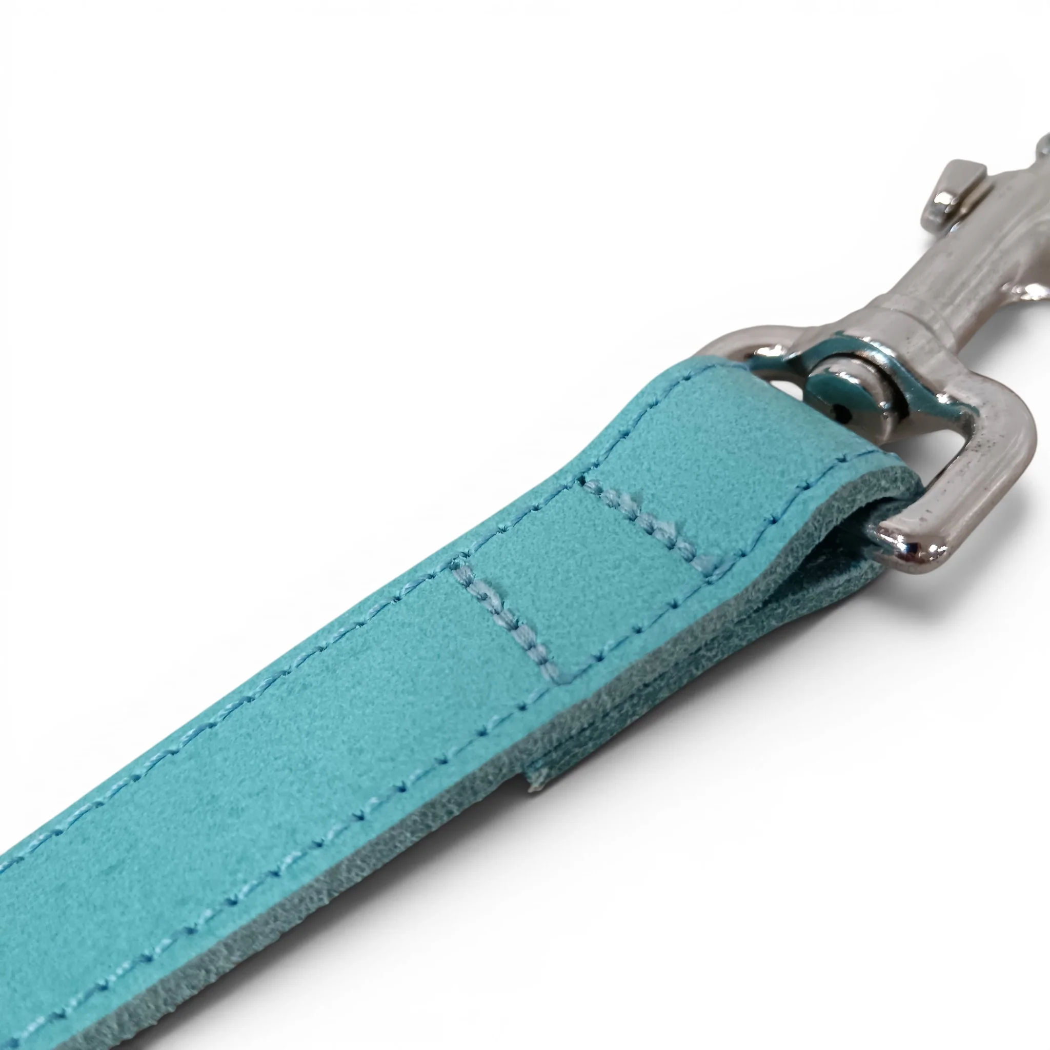 Blue Faux Leather Dog Lead 96cm | Pre-loved - Image 3