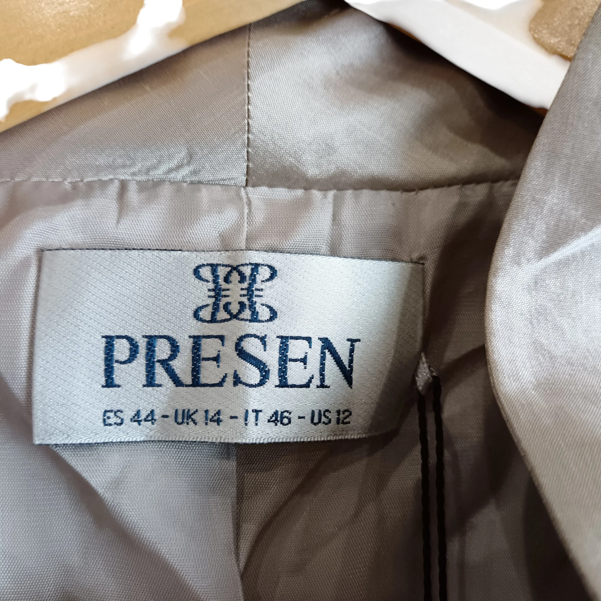 BNWT Presen Midi Dress With Bolero Champagne Colour Mother Of Bride Outfit UK 14 -Womenswear | Pre-loved - Image 3