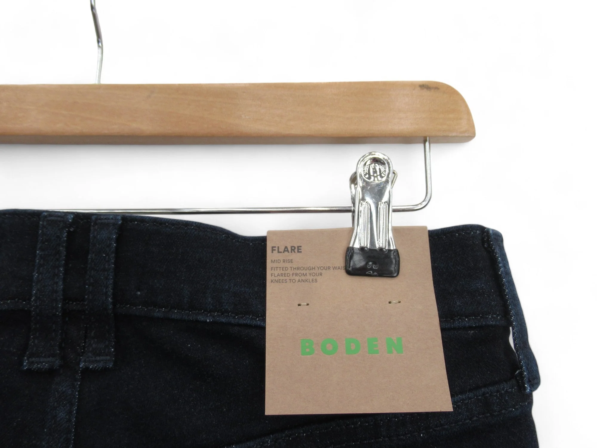 Boden W28 L32 Blue Denim Flare Jeans Womenswear | Preloved - Image 6