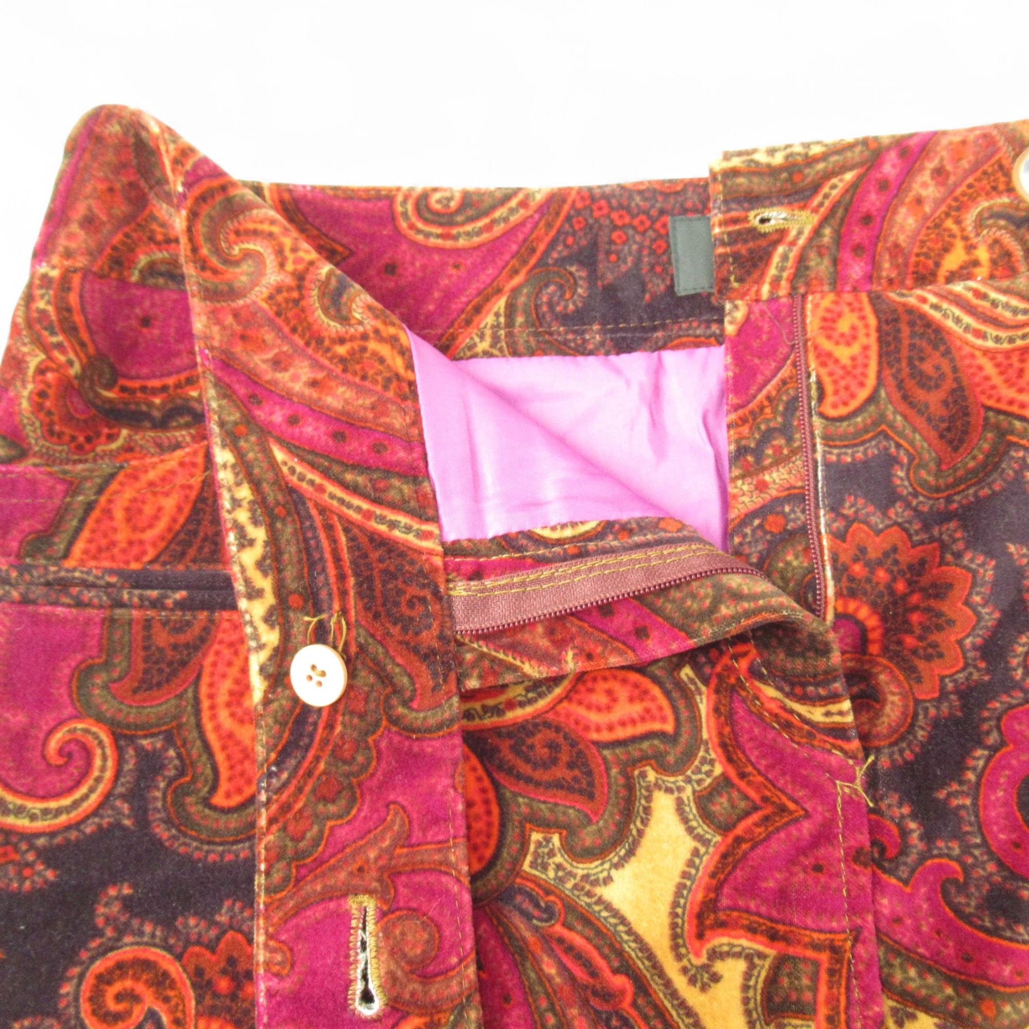 Bogner Vintage Paisley Skirt W30" Multicoloured Womenswear | Pre-loved - Image 5