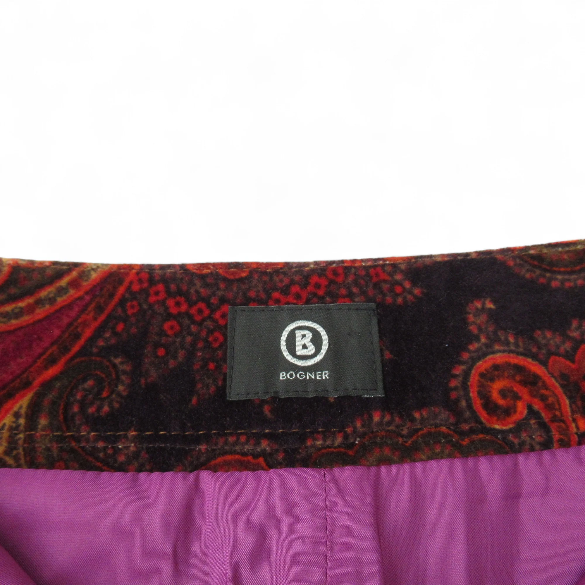 Bogner Vintage Paisley Skirt W30" Multicoloured Womenswear | Pre-loved - Image 6
