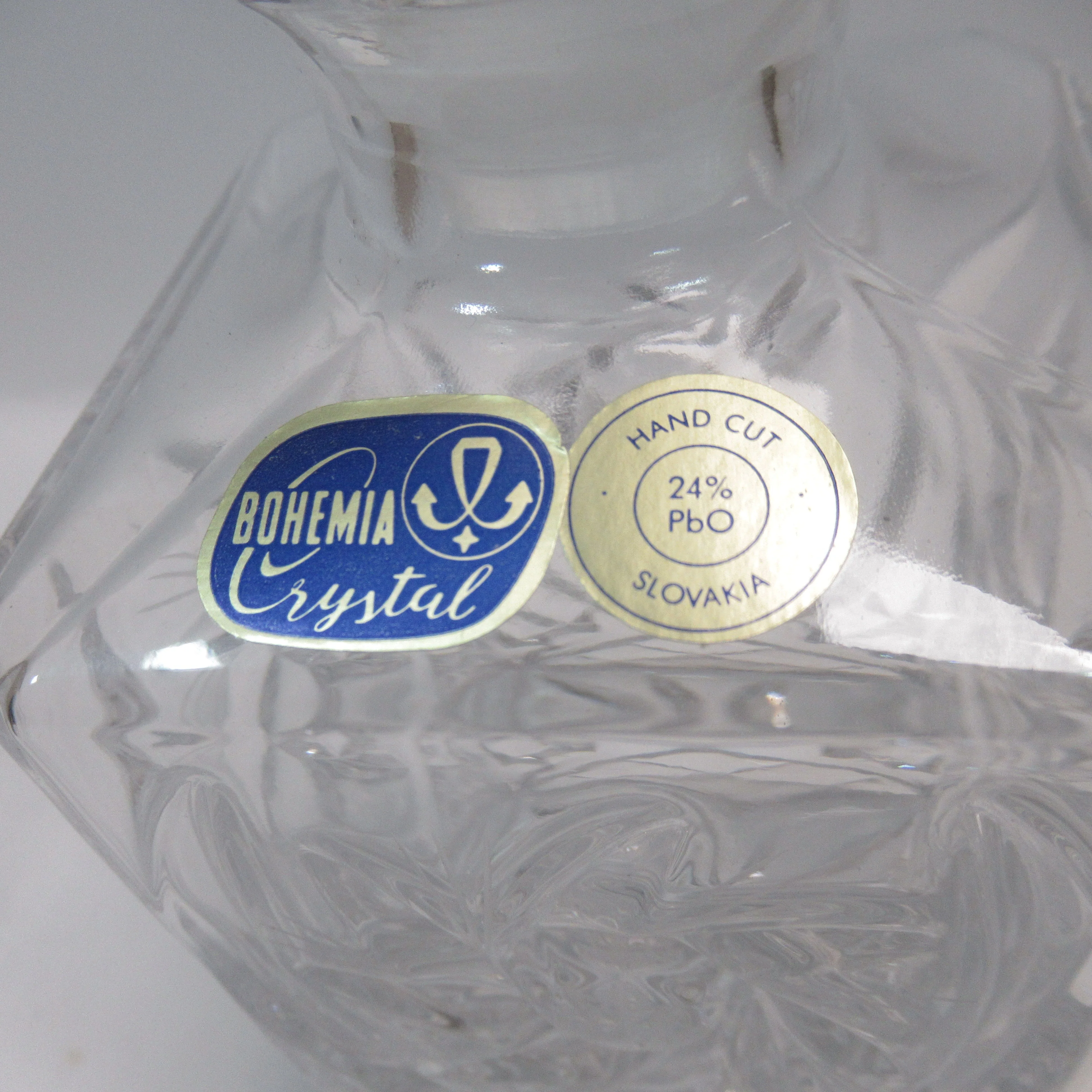Bohemia Crystal Whisky Decanter Pinwheel Collection | Preloved - Image 5