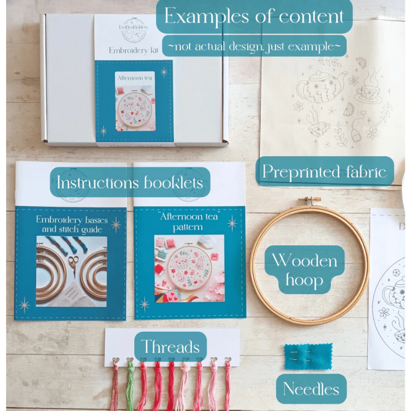 Stay Curious | DIY Embroidery Kit | EmBeaRoidery - Image 2