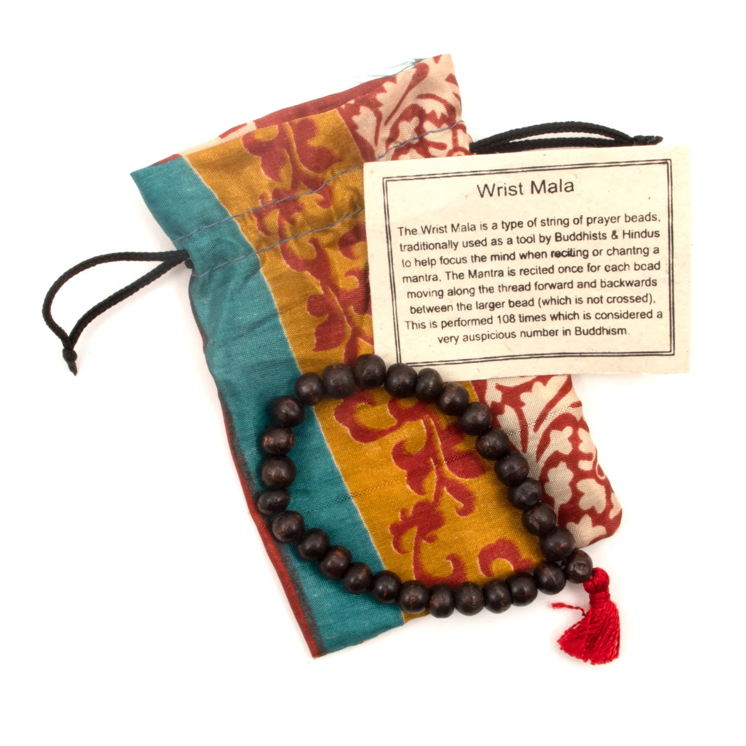Bracelet and Recycled Sari Pouch - Image 4