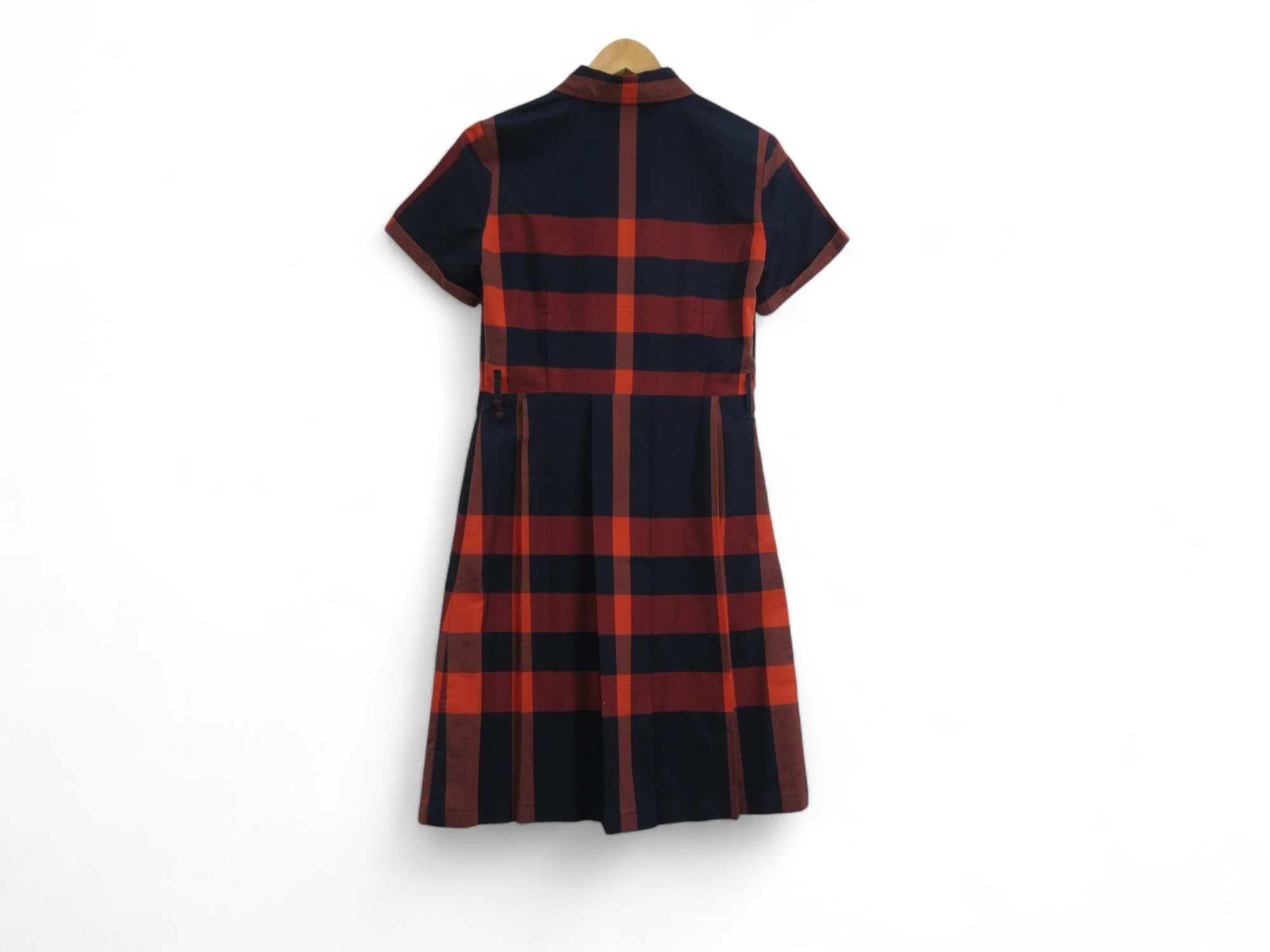 Brit UK 6 Blue Red Check Shirt Dress Womenswear | Preloved - Image 3