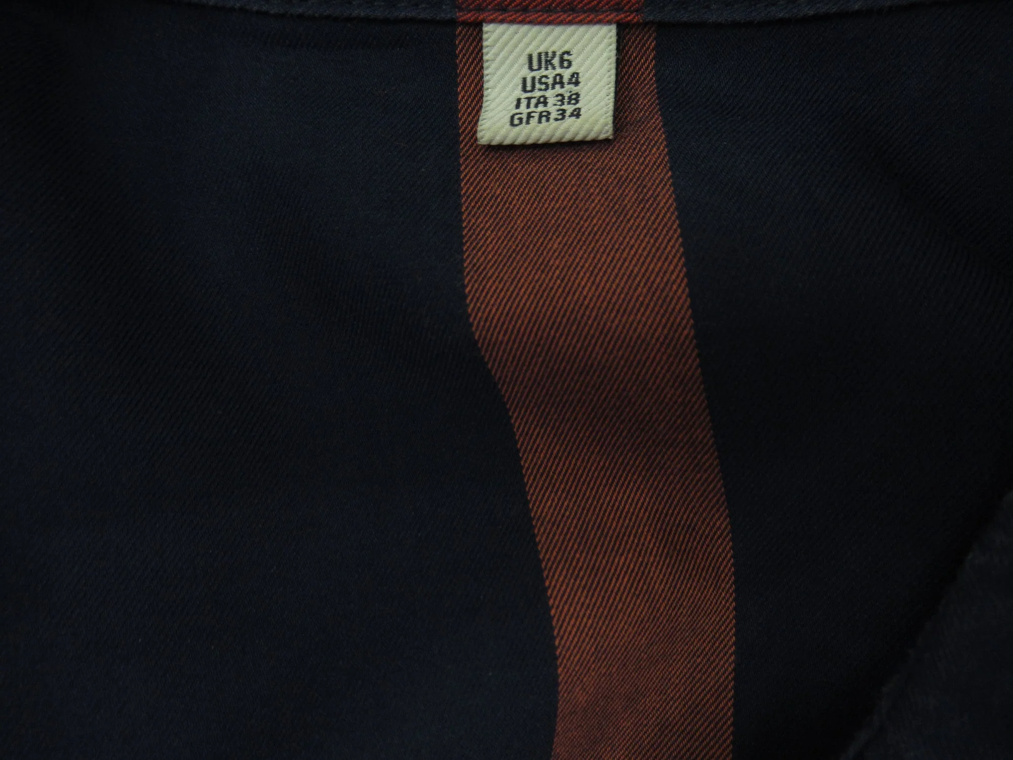 Brit UK 6 Blue Red Check Shirt Dress Womenswear | Preloved - Image 6