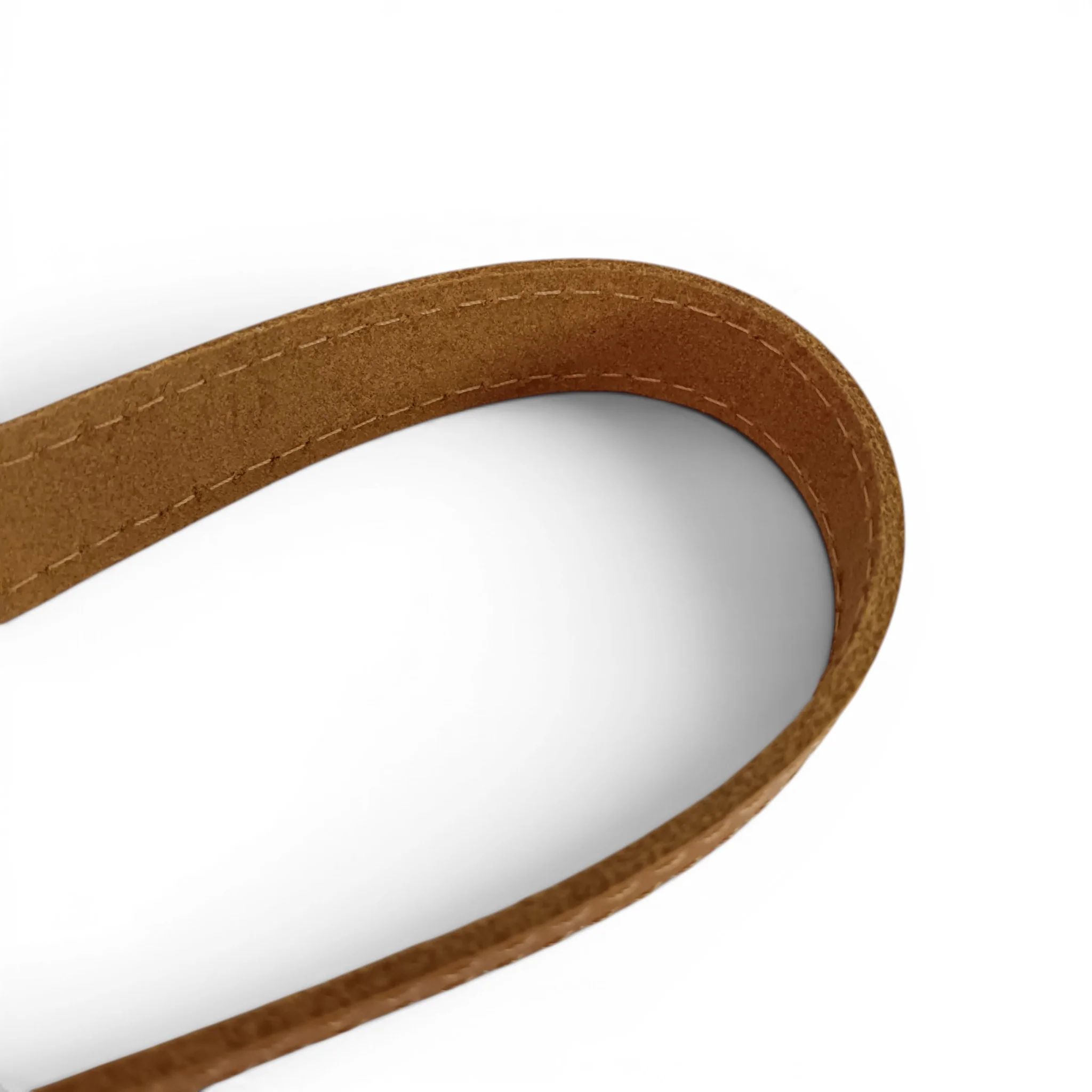Brown Faux Leather Dog Collar 50cm | Pre-loved - Image 6