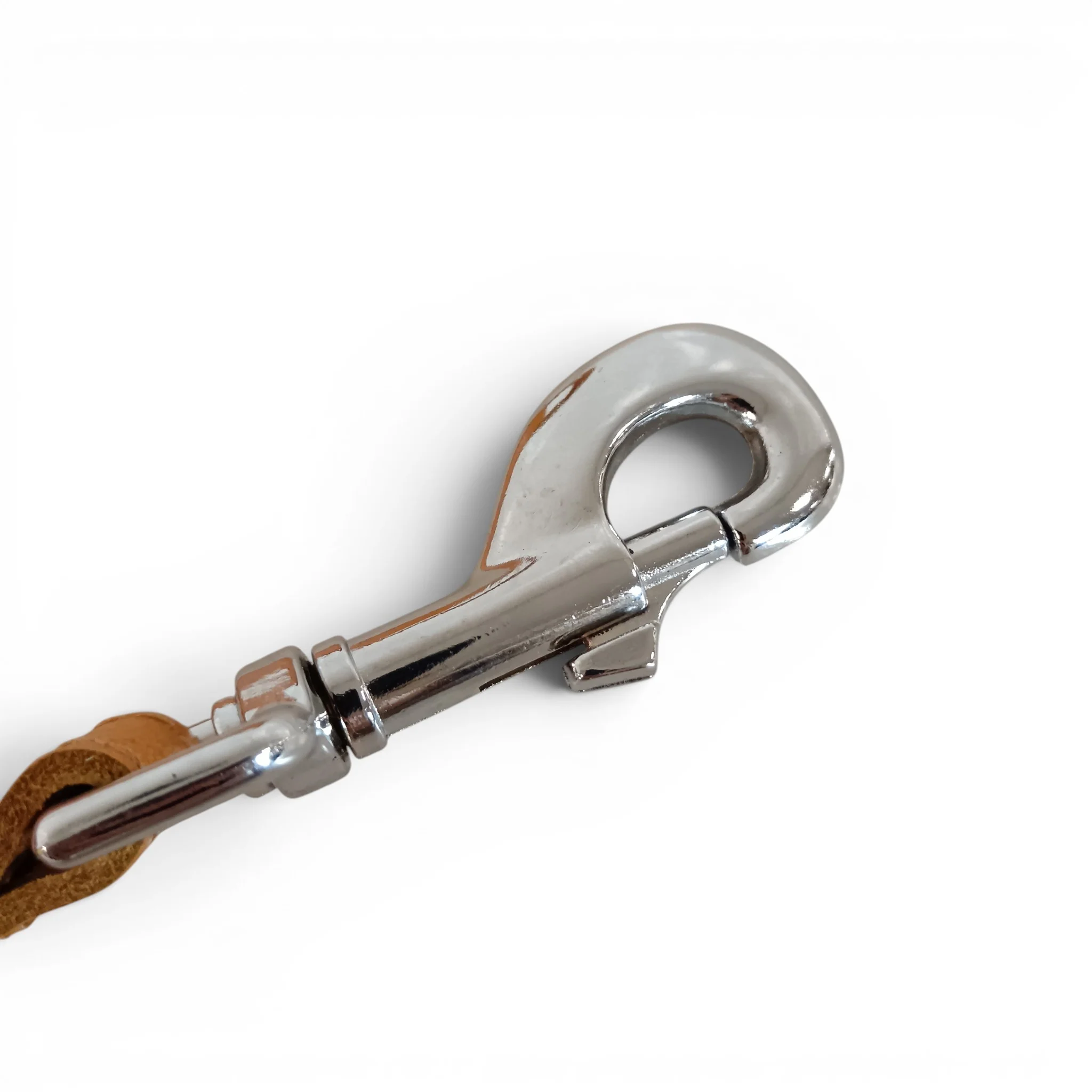 Brown Faux Leather Dog Lead 96cm | Pre-loved - Image 3